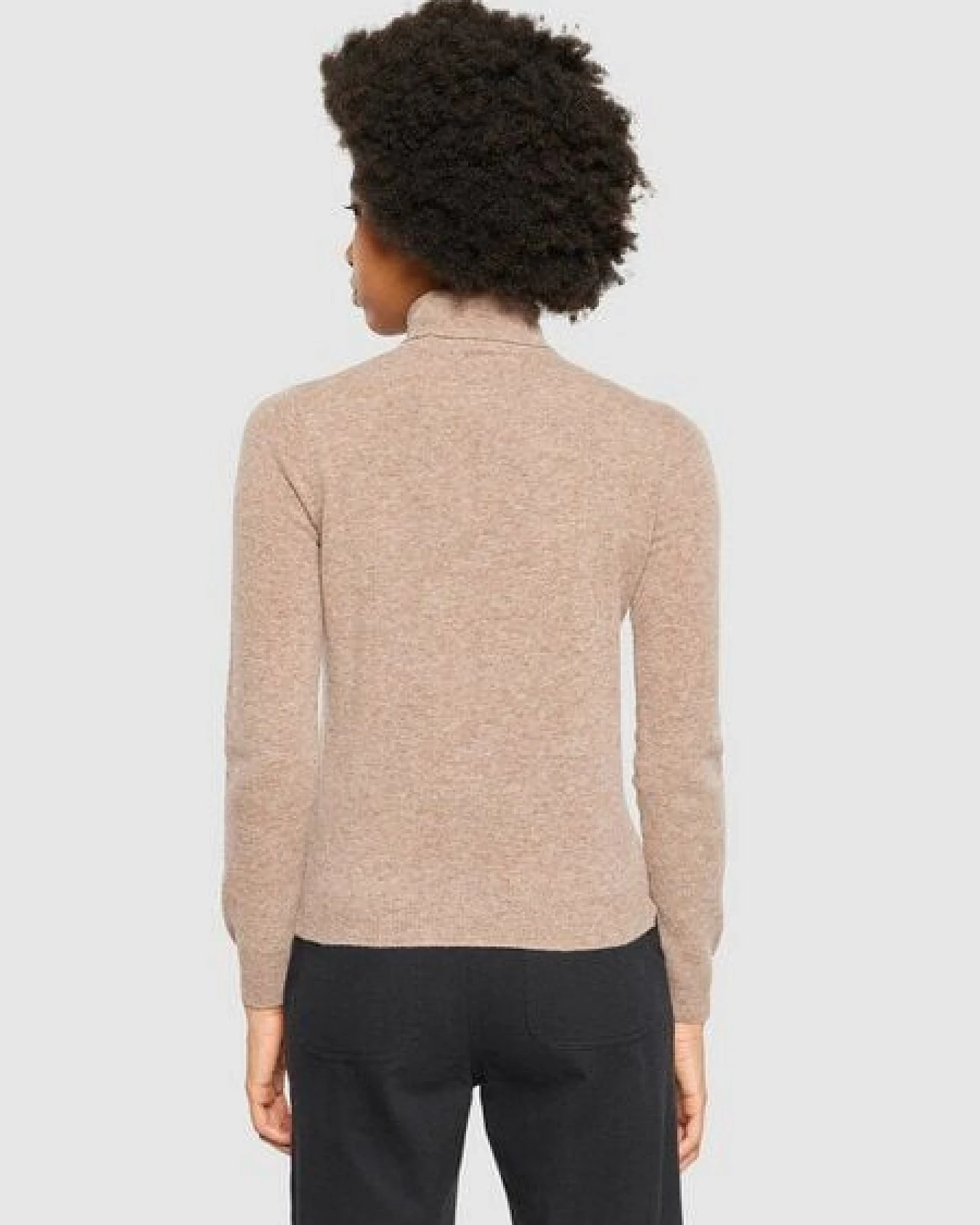 KnowledgeCotton Apparel Lambswool Roll Neck – Ansicht 4