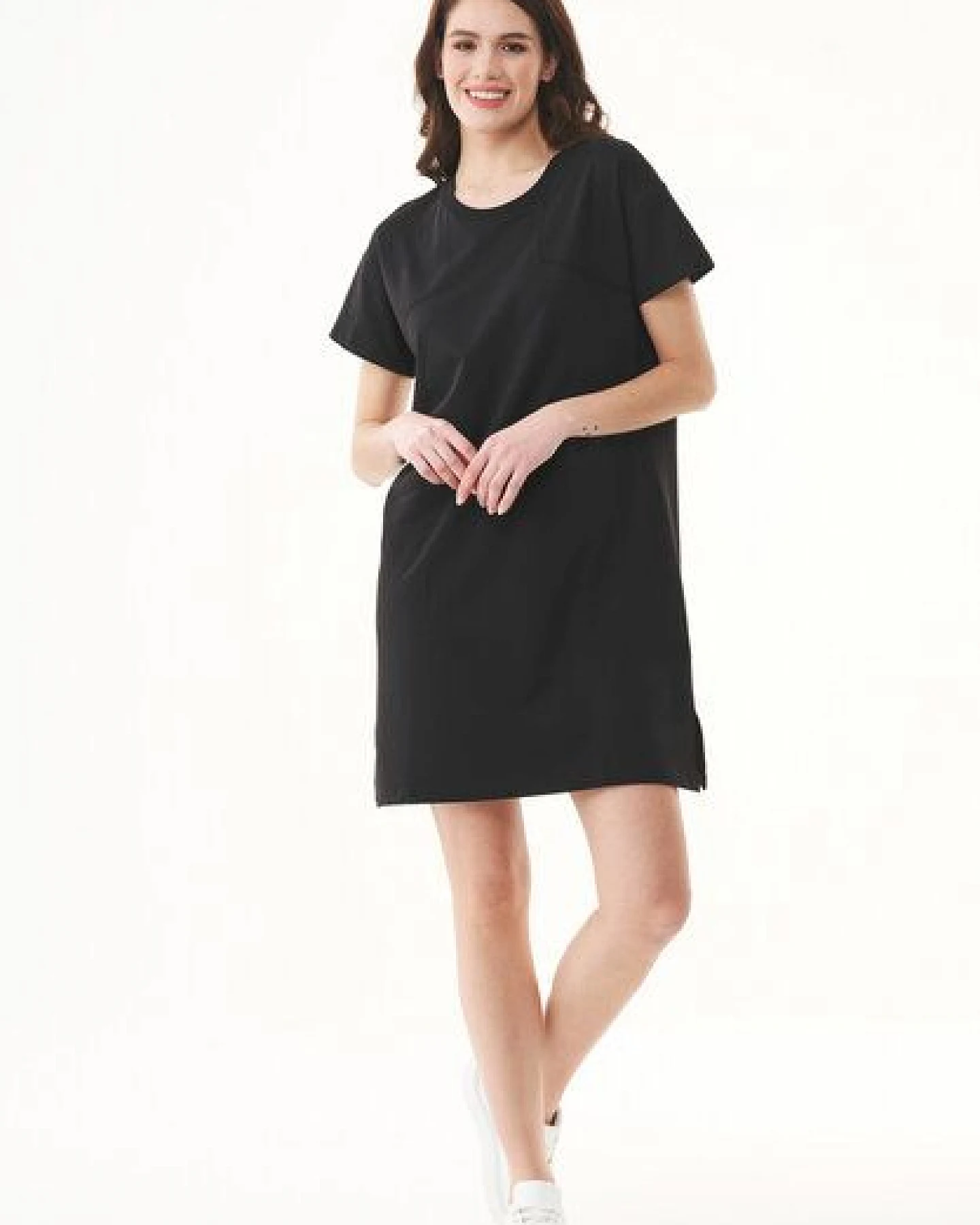 ORGANICATION Sweatkleid aus Bio-Baumwolle und TENCEL Modal – Ansicht 2