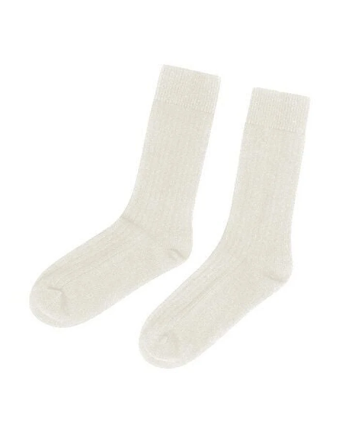 Klitmøller Collective Wollsocken mit Rippstrick Design
