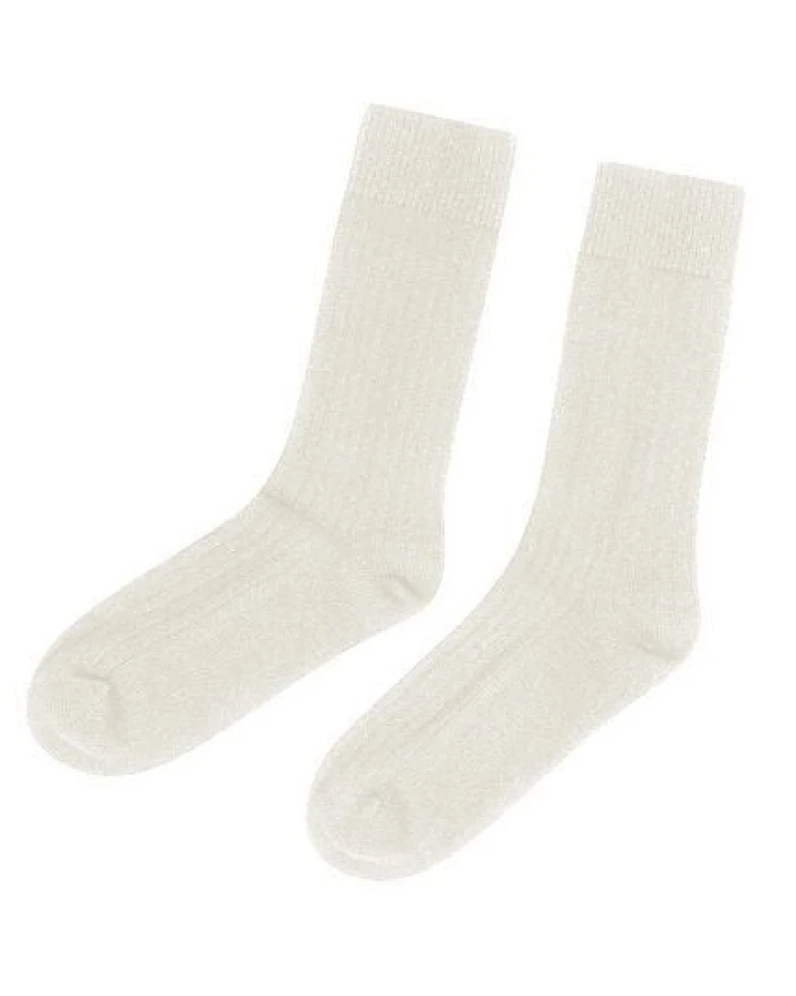 Klitmøller Collective Wollsocken mit Rippstrick Design