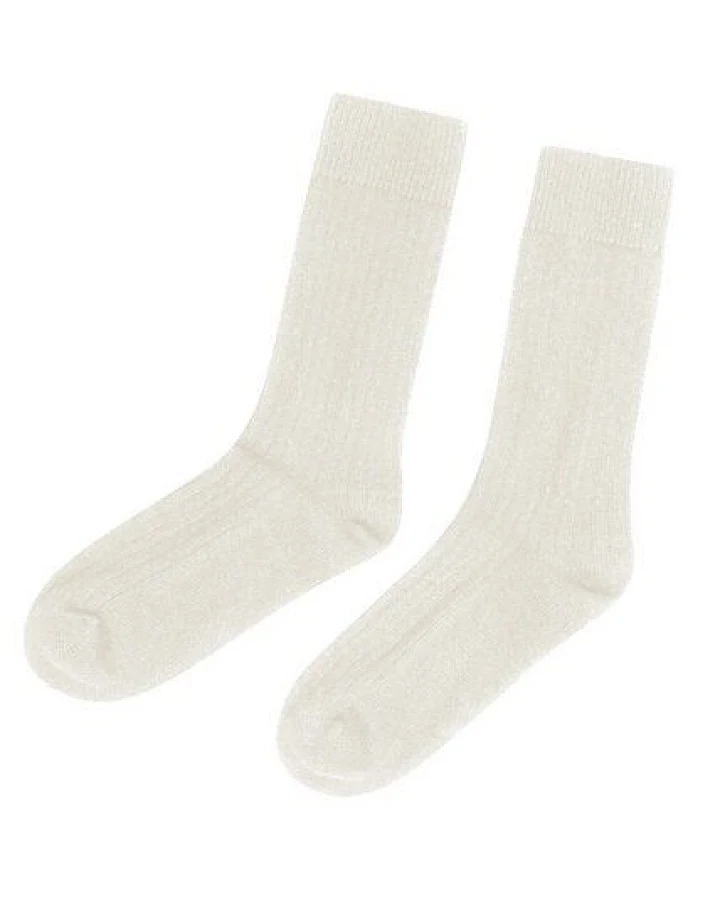 Klitmøller Collective Wollsocken mit Rippstrick Design
