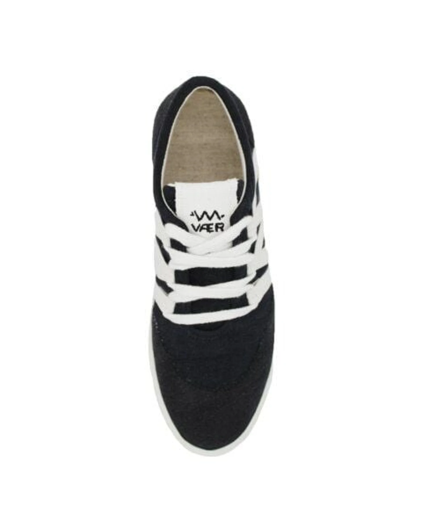 VAER Nachhaltiger Sneaker: Recycled / Upcycled / Zirkulär / Vegan - Black Phoenix – Ansicht 3