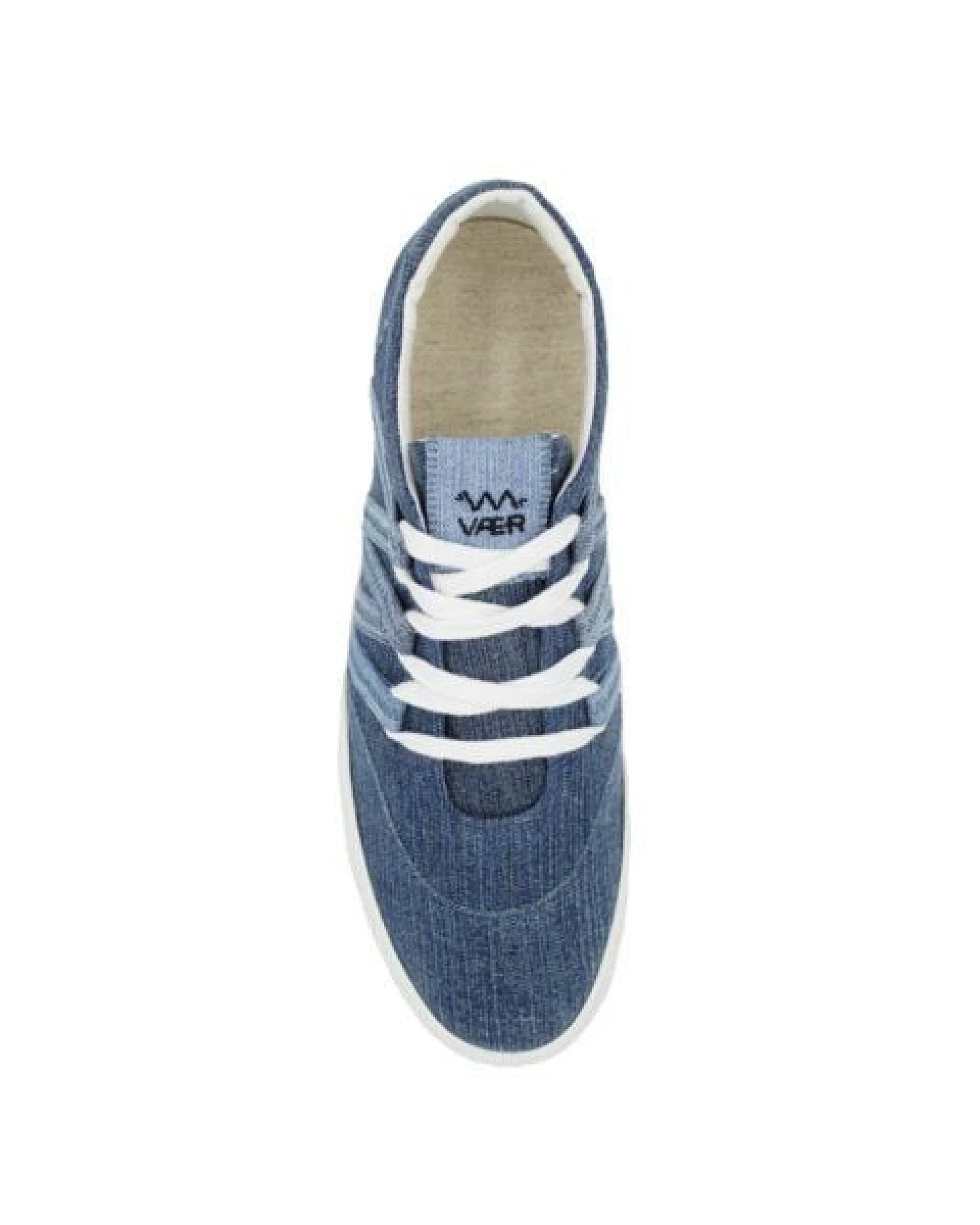 VAER Nachhaltiger Sneaker: Recycled / Upcycled / Zirkulär / Vegan - Blue Phoenix – Ansicht 3