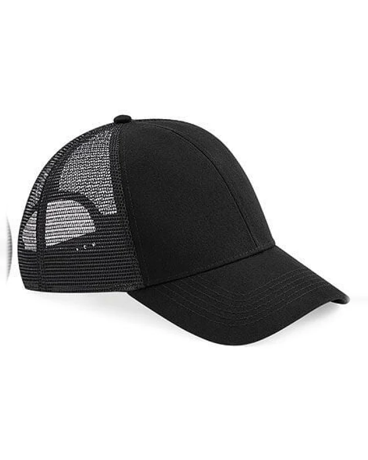 Beechfield Organic Cap mit Kunstoffverschluss aus Bio - Baumwolle