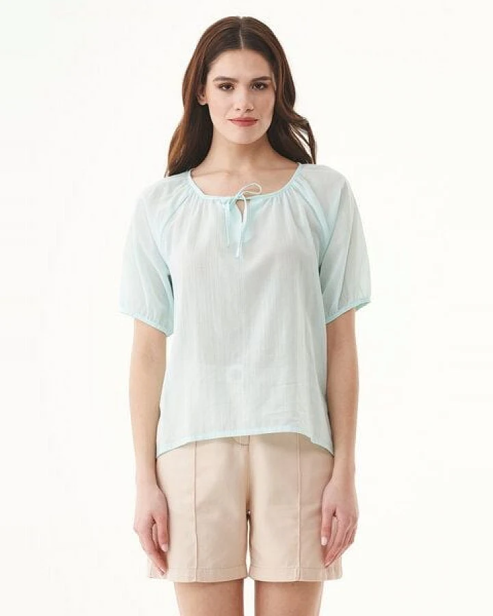 ORGANICATION Bluse aus Bio-Baumwoll-Voile