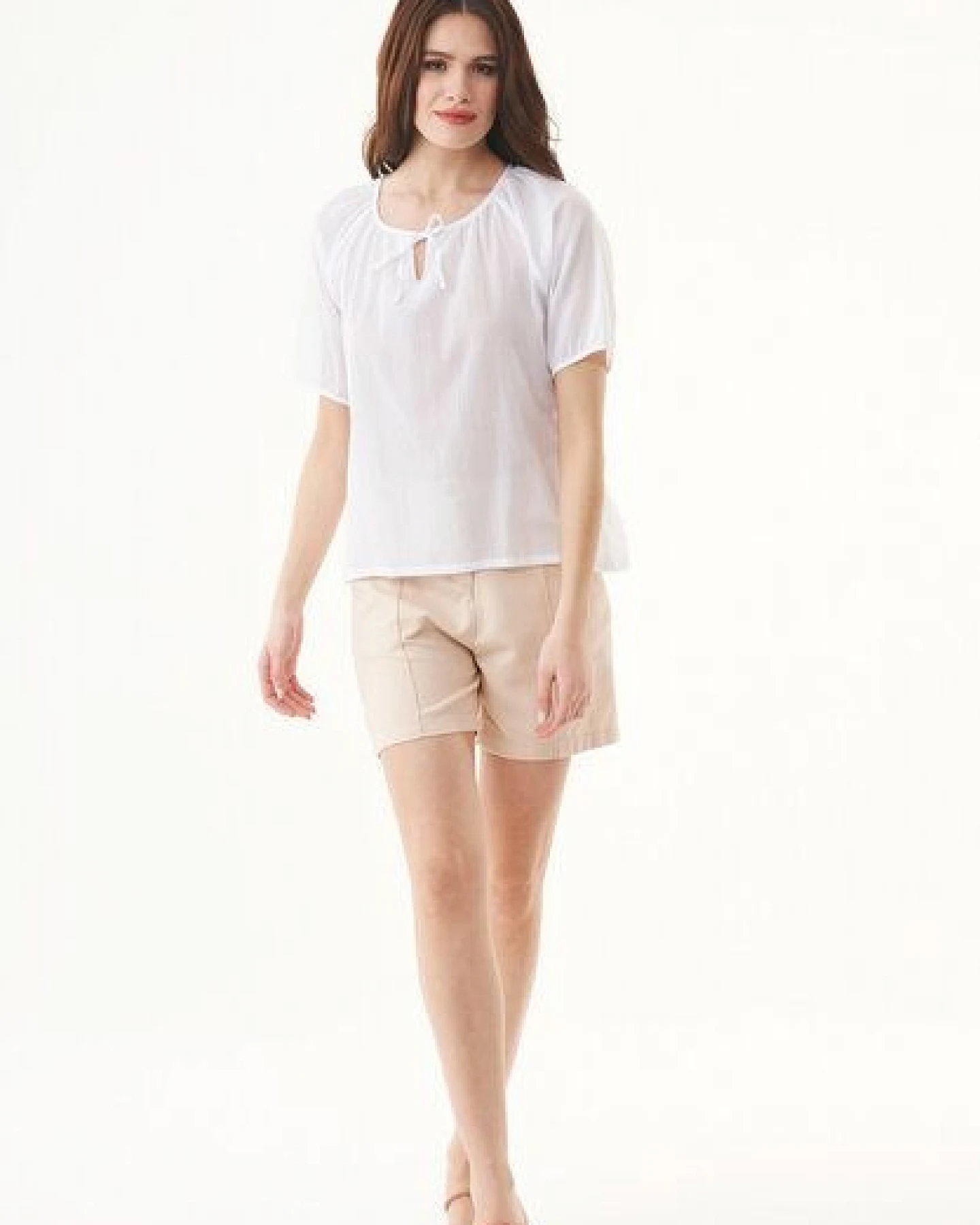 ORGANICATION Bluse aus Bio-Baumwoll-Voile – Ansicht 2
