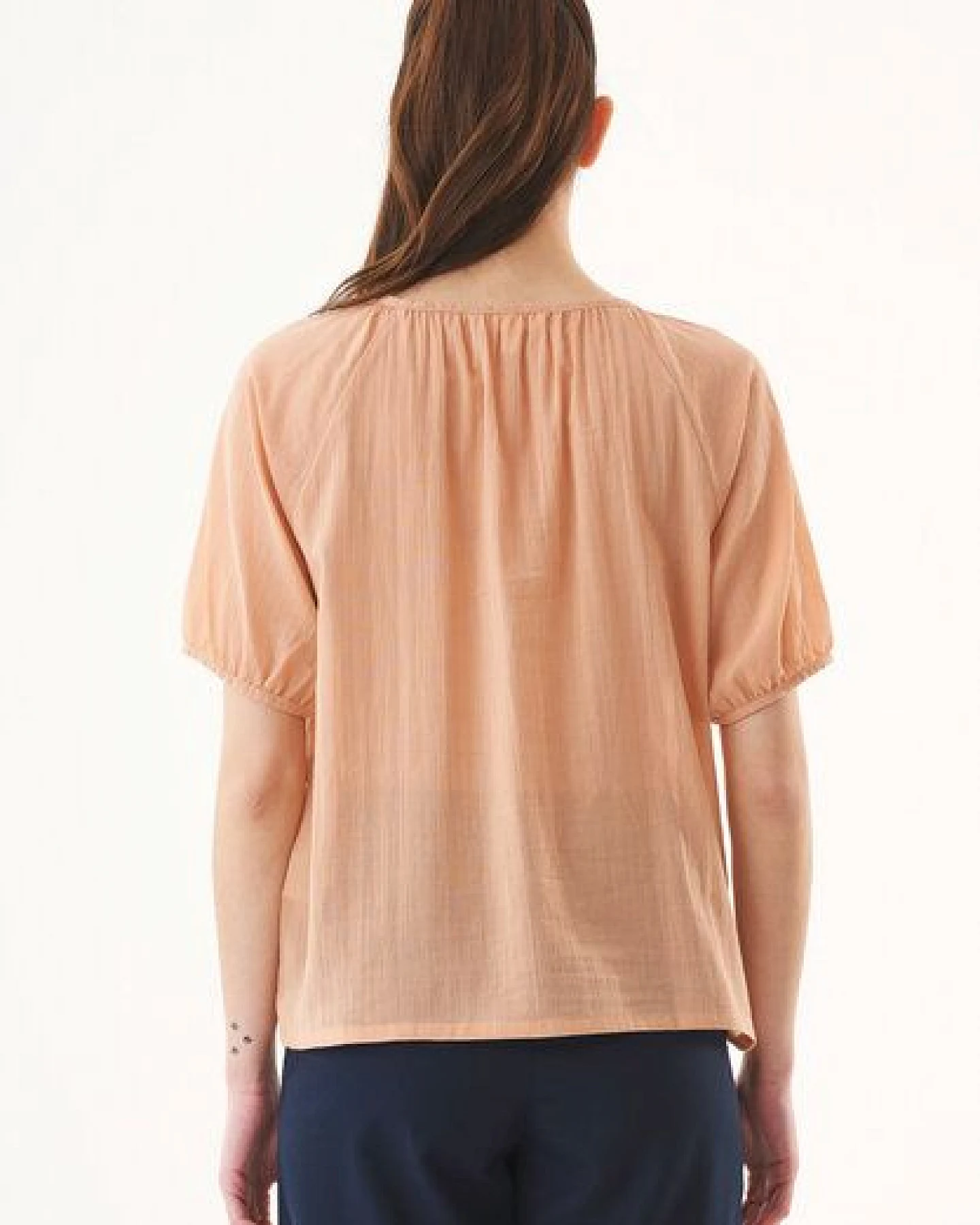 ORGANICATION Bluse aus Bio-Baumwoll-Voile – Ansicht 4