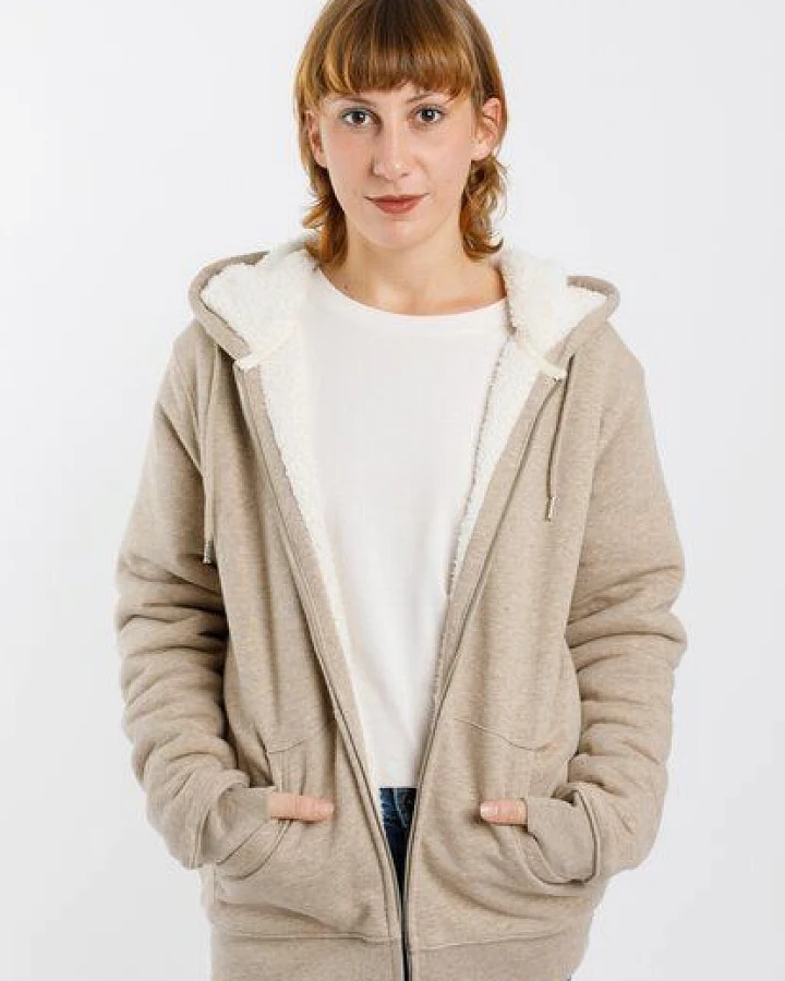 TORLAND Winter-Sweater mit Kapuze und Fleece-Futter HYGGER SHERPA
