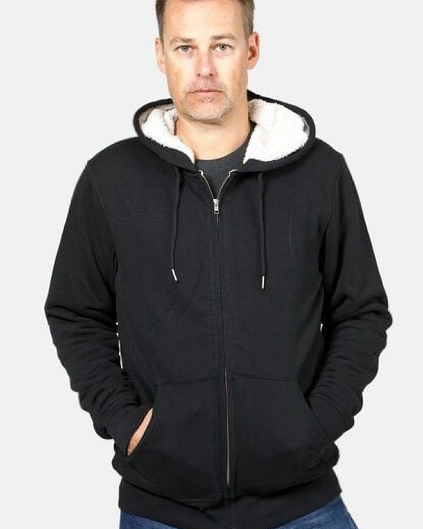 TORLAND Winter-Sweater mit Kapuze und Fleece-Futter HYGGER SHERPA – Ansicht 3