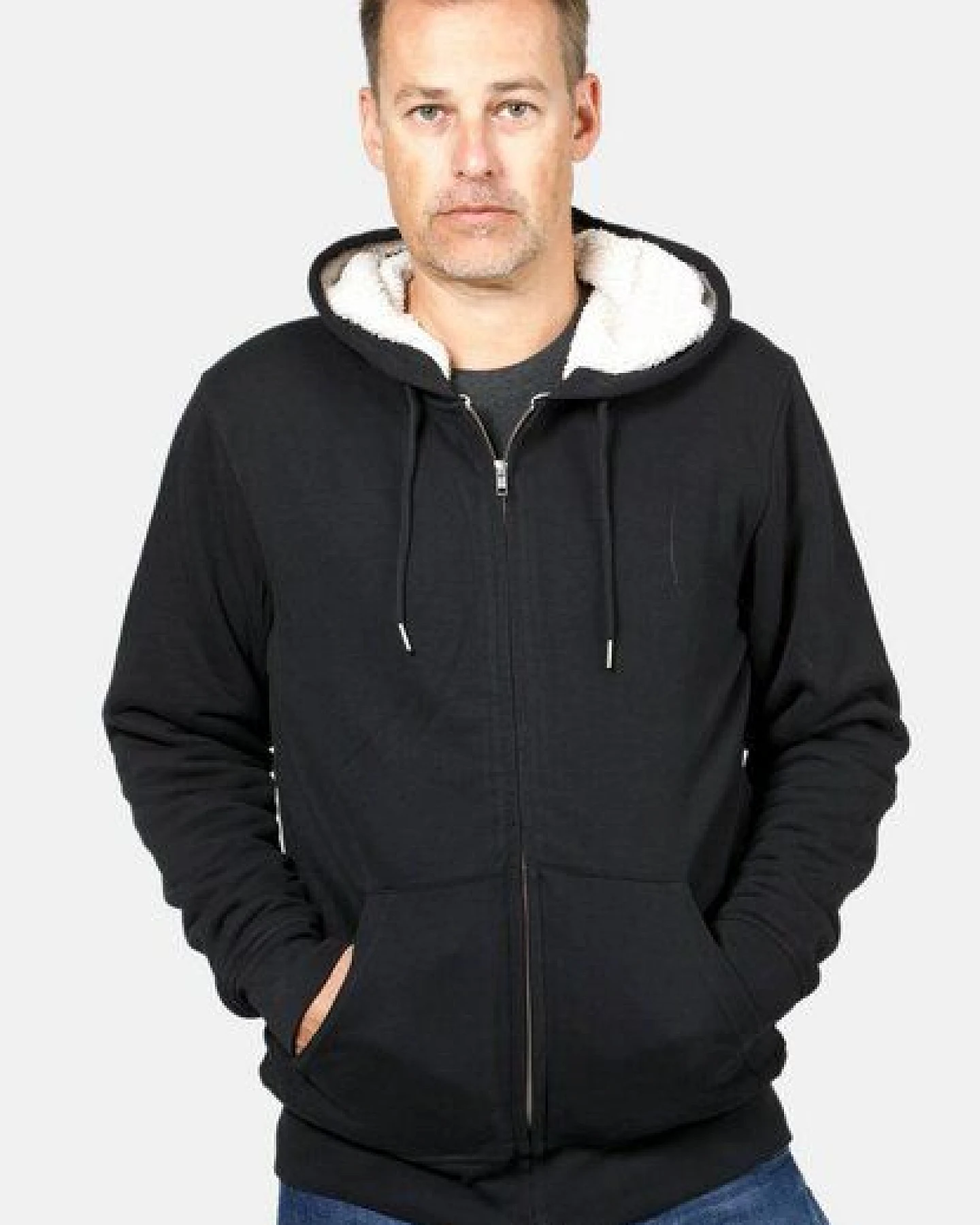 TORLAND Winter-Sweater mit Kapuze und Fleece-Futter HYGGER SHERPA – Ansicht 3
