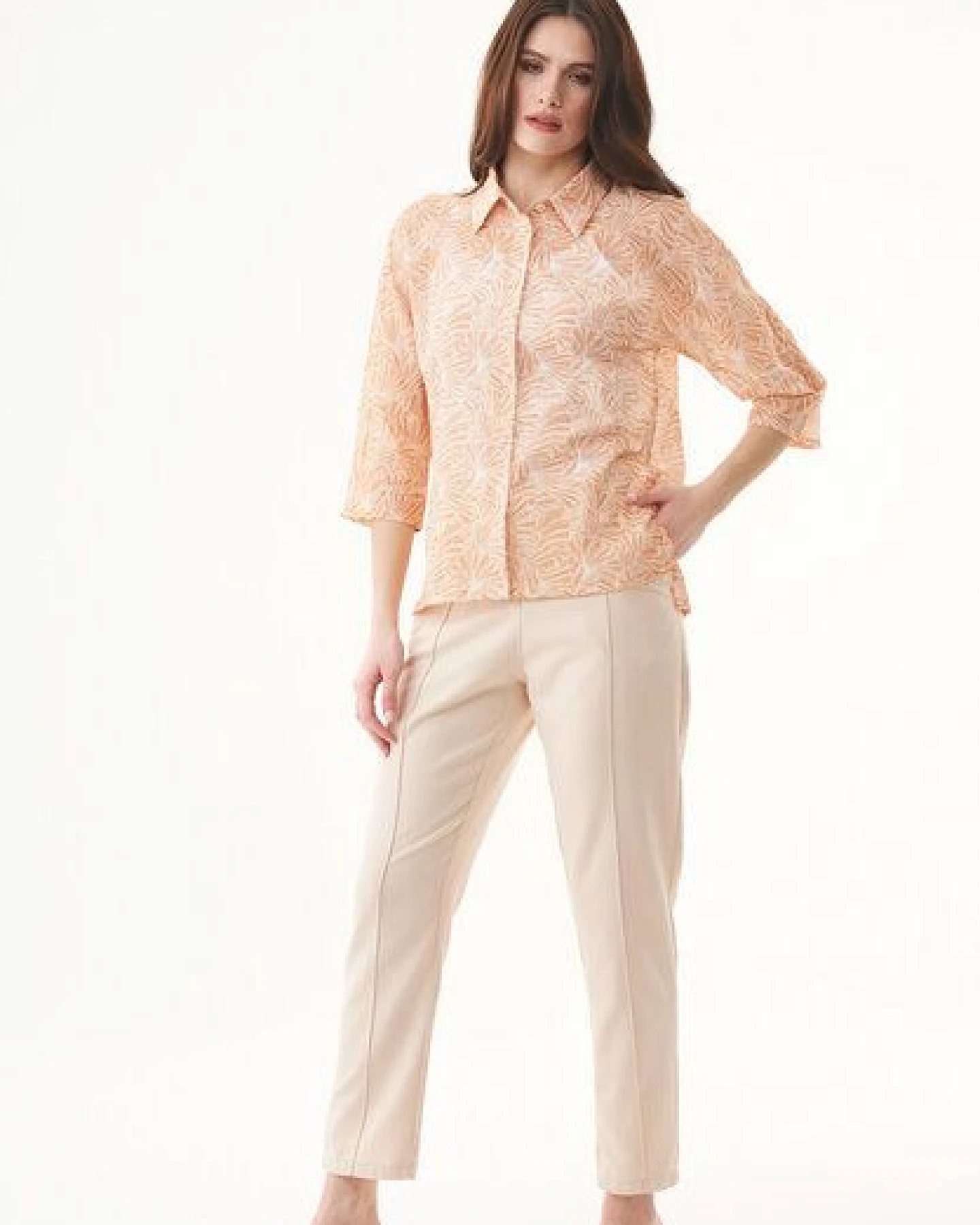 ORGANICATION Hemdbluse aus Bio-Baumwoll-Voile – Ansicht 2