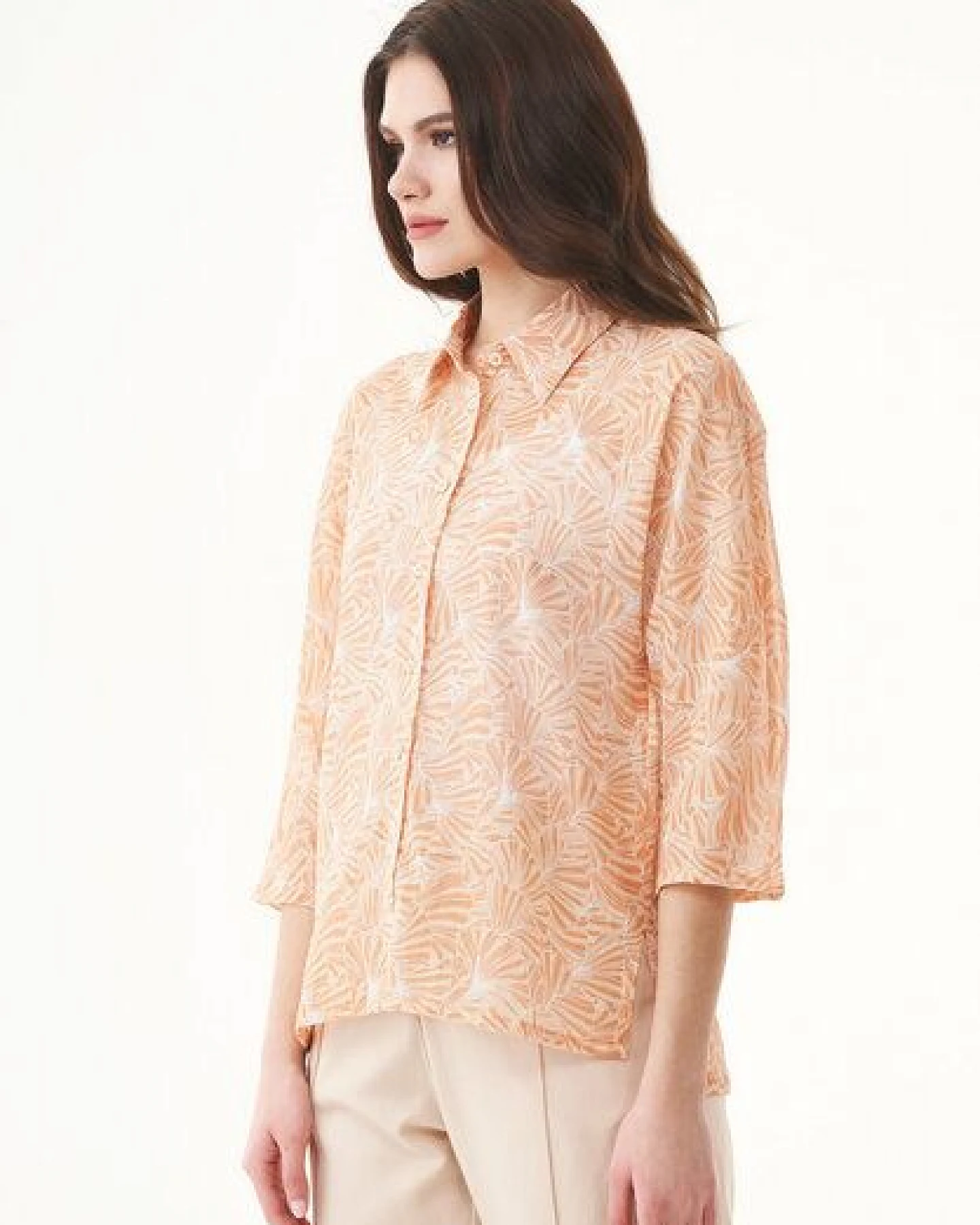 ORGANICATION Hemdbluse aus Bio-Baumwoll-Voile – Ansicht 3