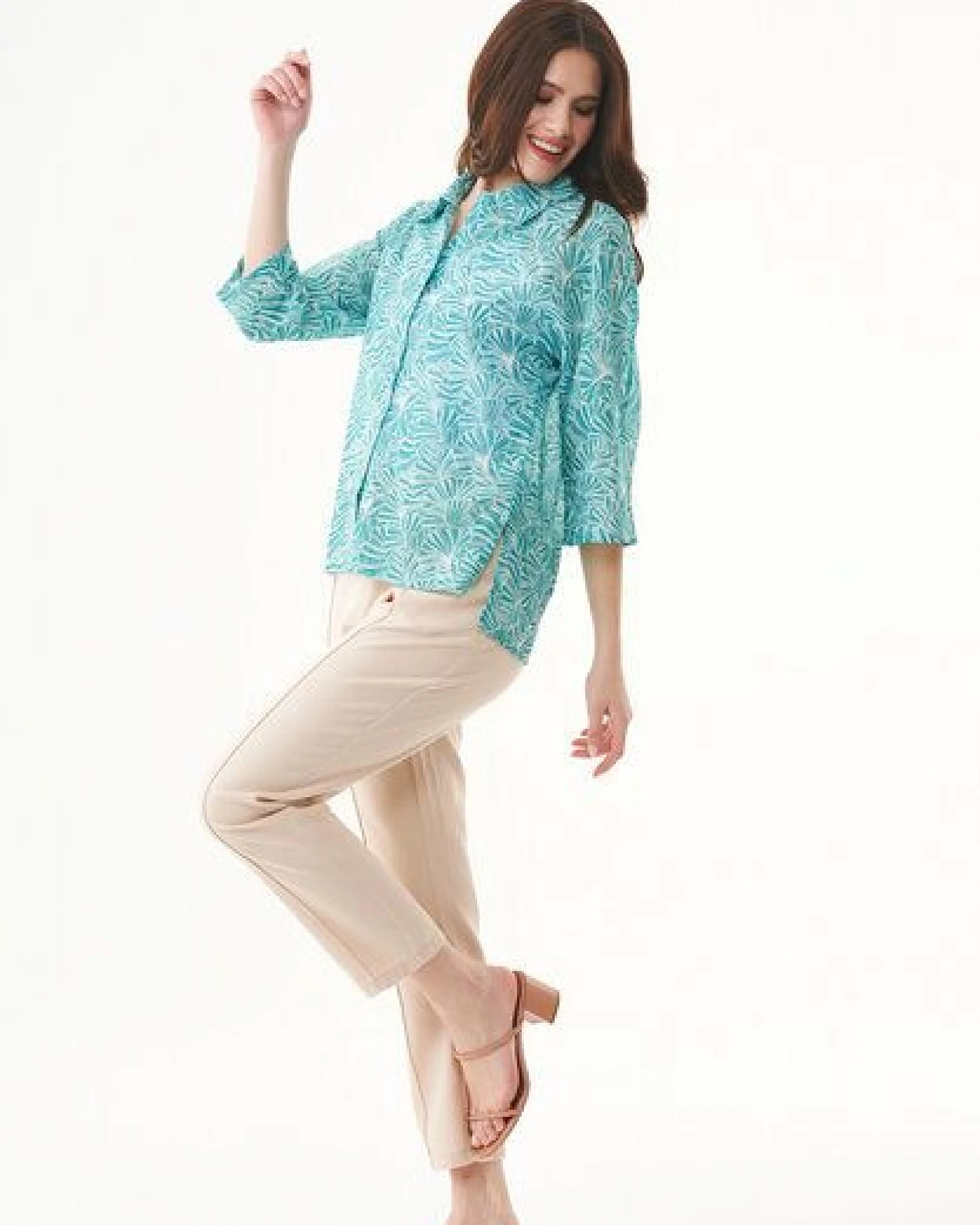 ORGANICATION Hemdbluse aus Bio-Baumwoll-Voile – Ansicht 2