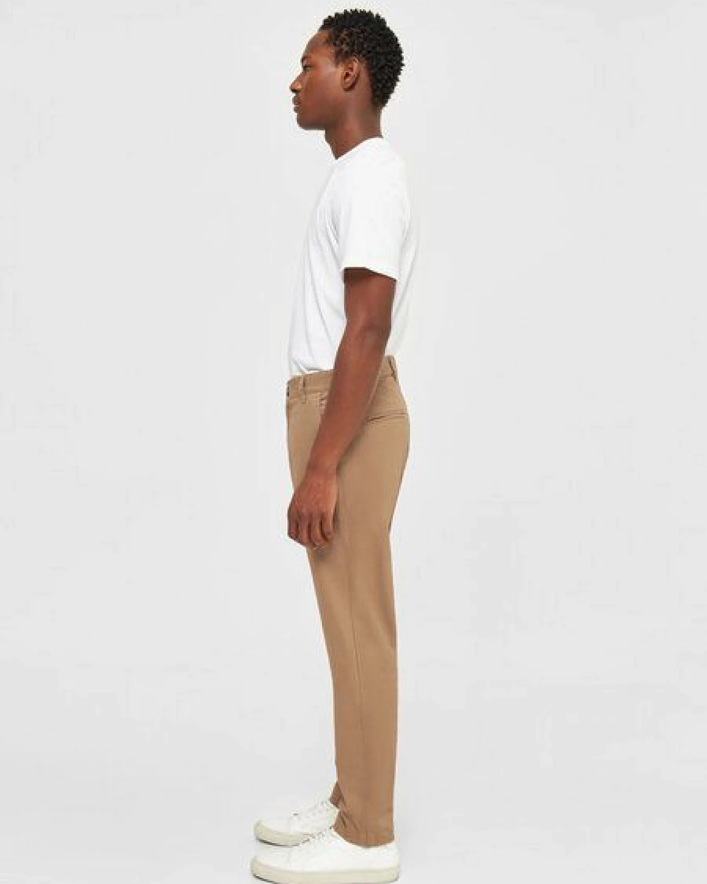 KnowledgeCotton Apparel Chinohose - LUCA Slim Fit chino pant - mit Bio-Baumwolle – Ansicht 3