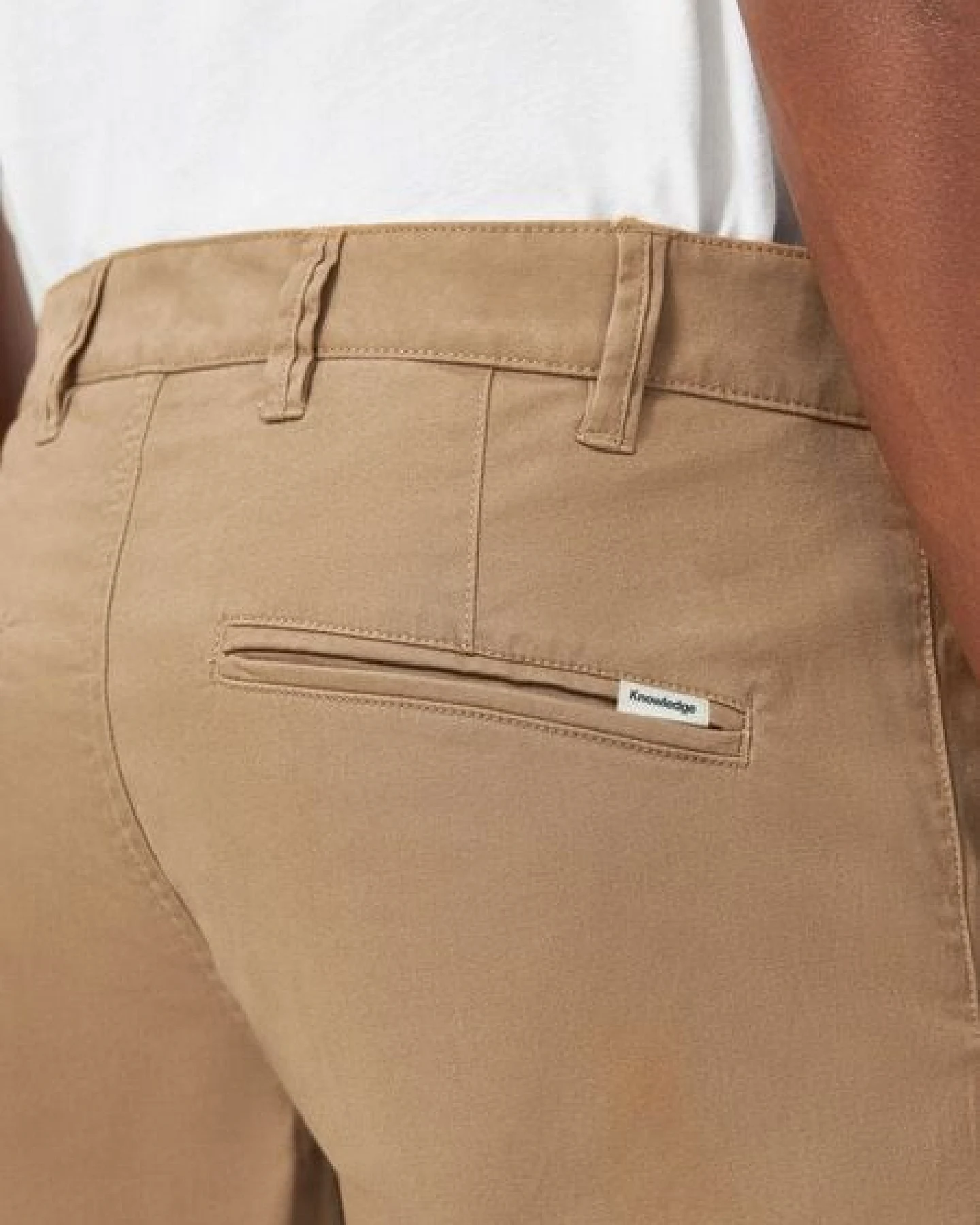 KnowledgeCotton Apparel Chinohose - LUCA Slim Fit chino pant - mit Bio-Baumwolle – Ansicht 4