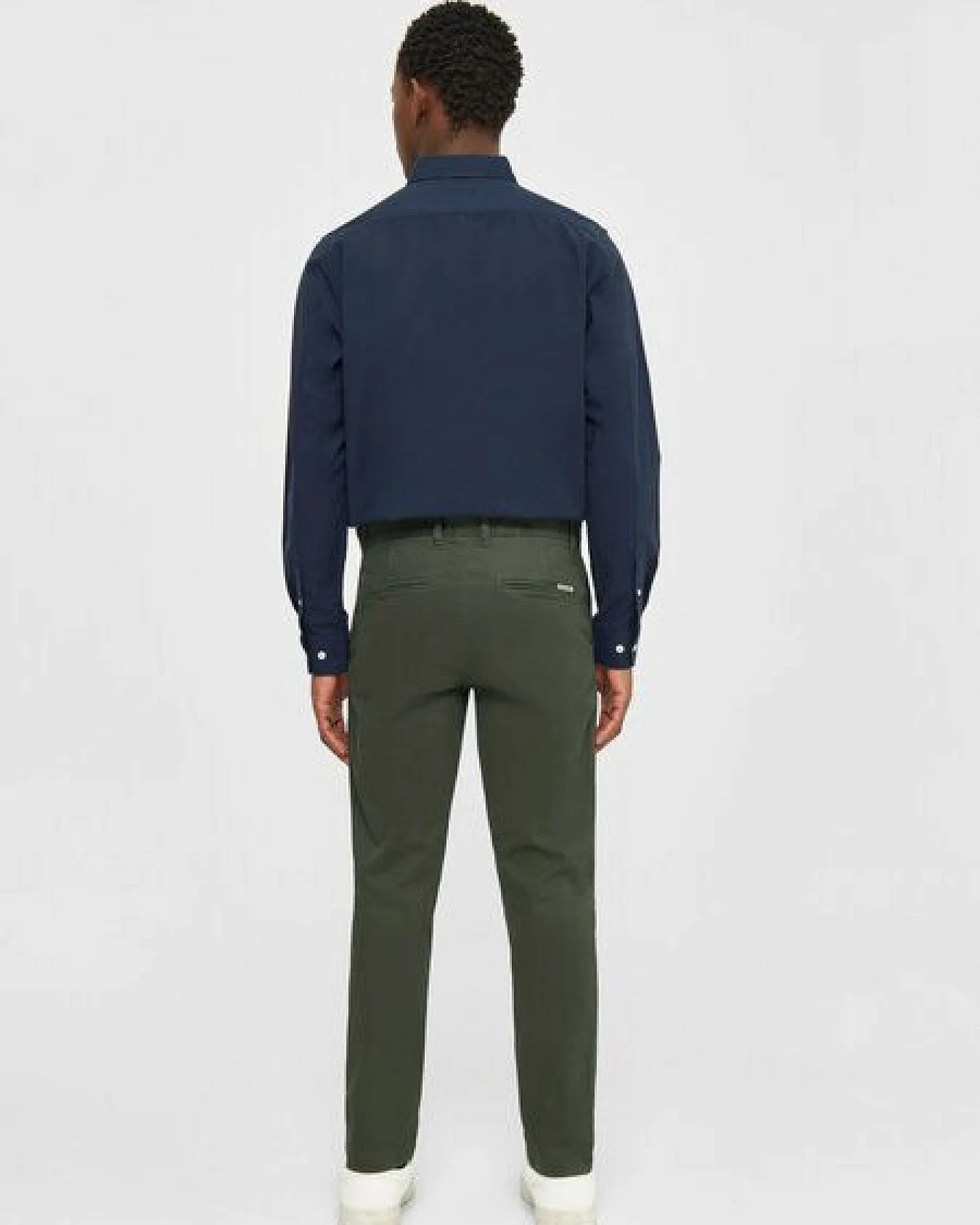 KnowledgeCotton Apparel Chinohose - LUCA Slim Fit chino pant - mit Bio-Baumwolle – Ansicht 2