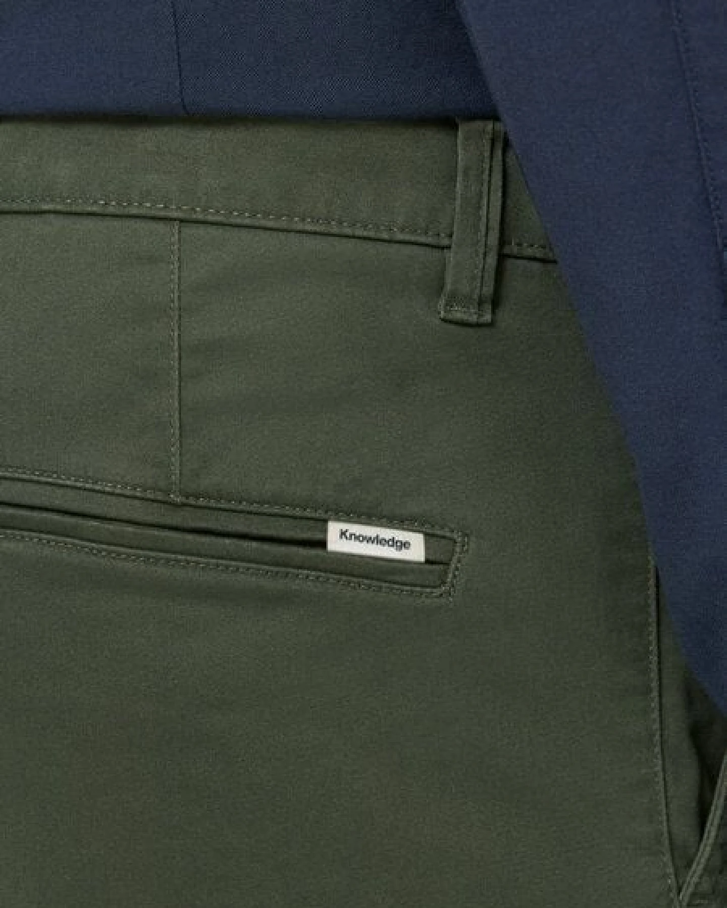 KnowledgeCotton Apparel Chinohose - LUCA Slim Fit chino pant - mit Bio-Baumwolle – Ansicht 4