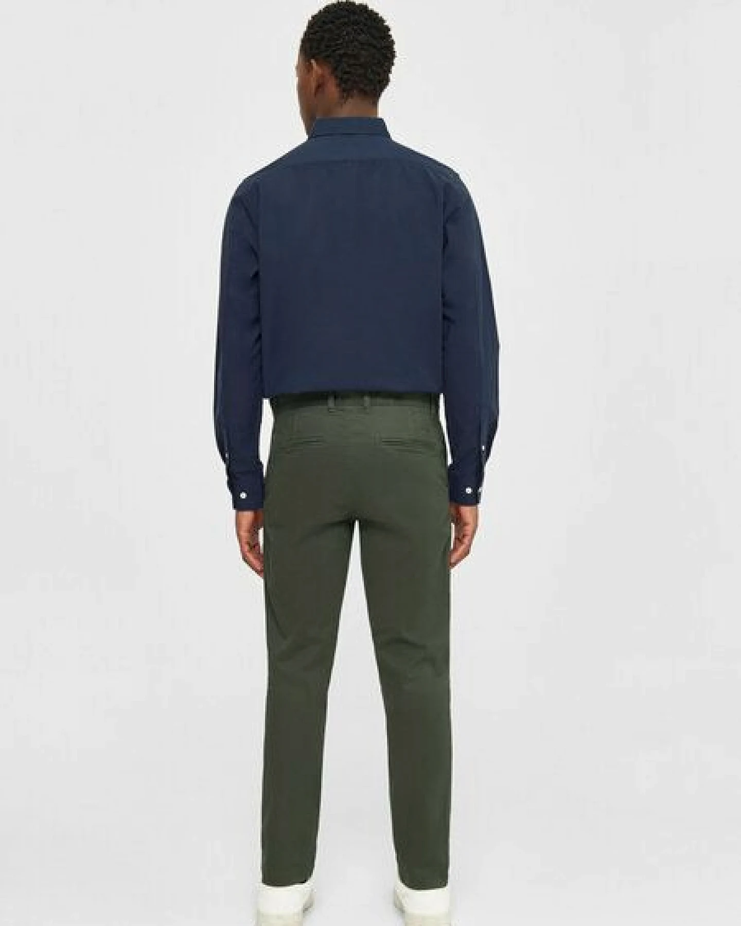 KnowledgeCotton Apparel Chinohose - LUCA Slim Fit chino pant - mit Bio-Baumwolle – Ansicht 3
