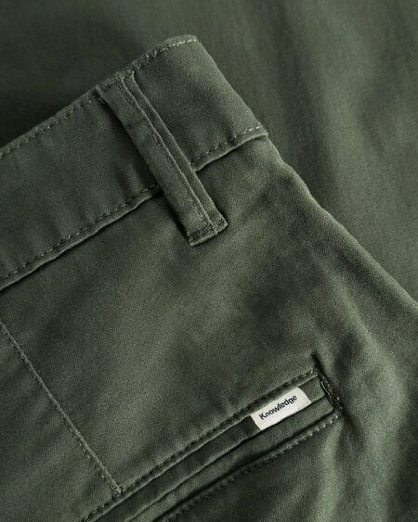 KnowledgeCotton Apparel Chinohose - LUCA Slim Fit chino pant - mit Bio-Baumwolle – Ansicht 4