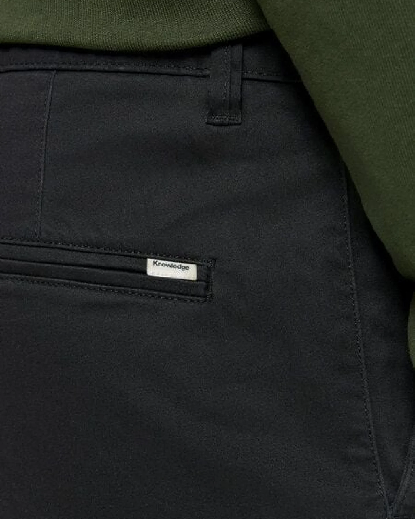 KnowledgeCotton Apparel Chinohose - LUCA Slim Fit chino pant - mit Bio-Baumwolle – Ansicht 4