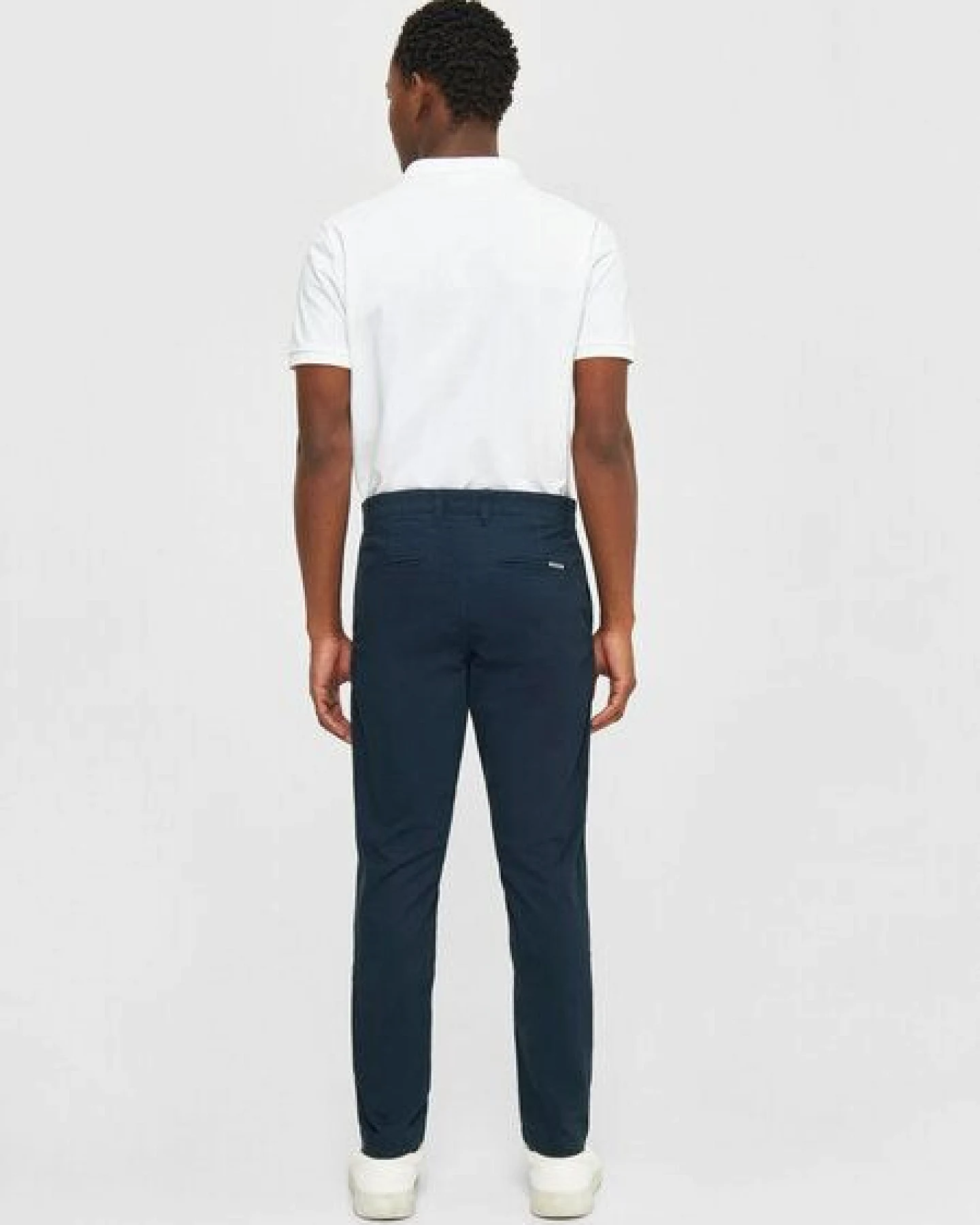 KnowledgeCotton Apparel Chinohose - LUCA Slim Fit chino pant - mit Bio-Baumwolle – Ansicht 2