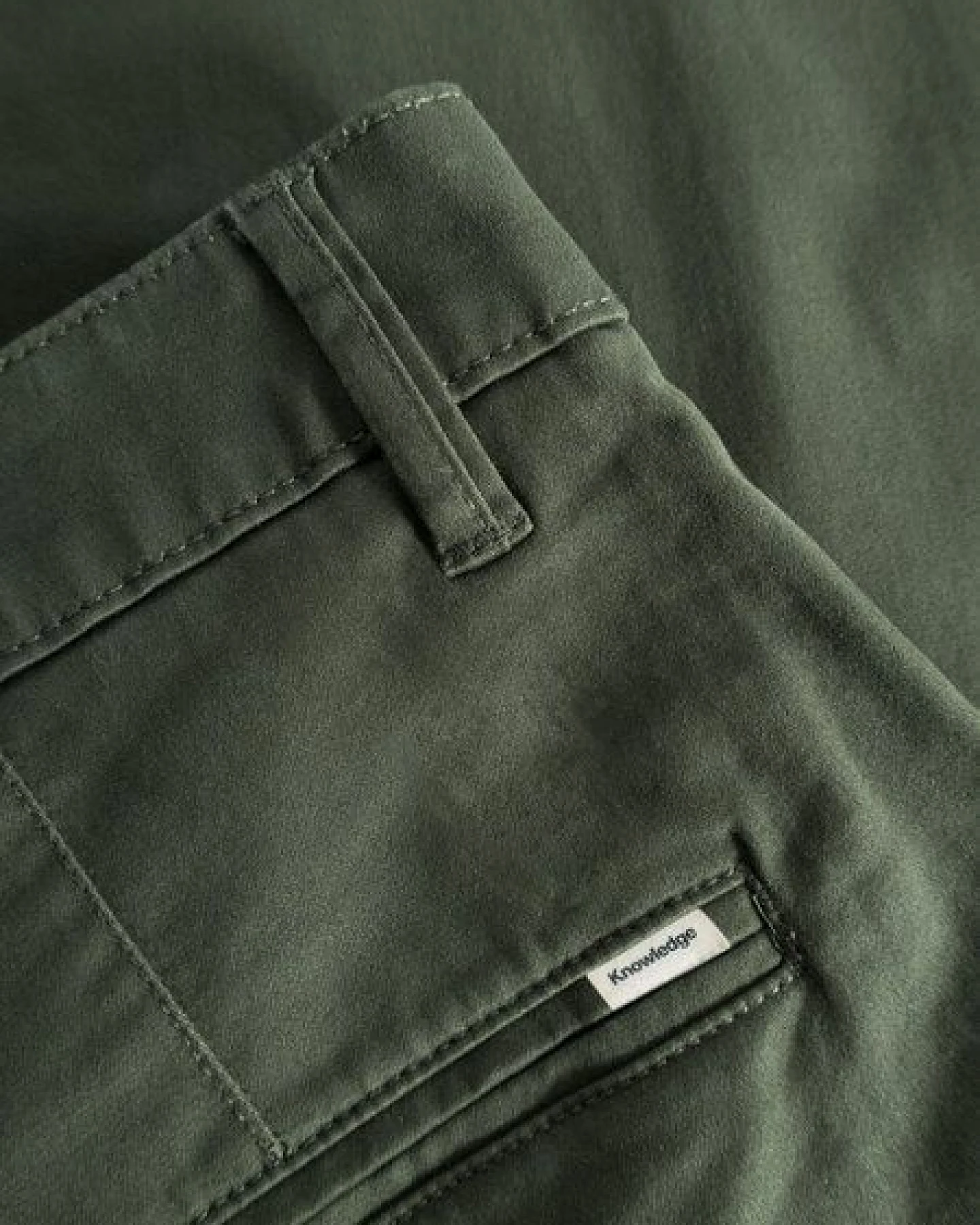 KnowledgeCotton Apparel Chinohose - LUCA Slim Fit chino pant - mit Bio-Baumwolle – Ansicht 3