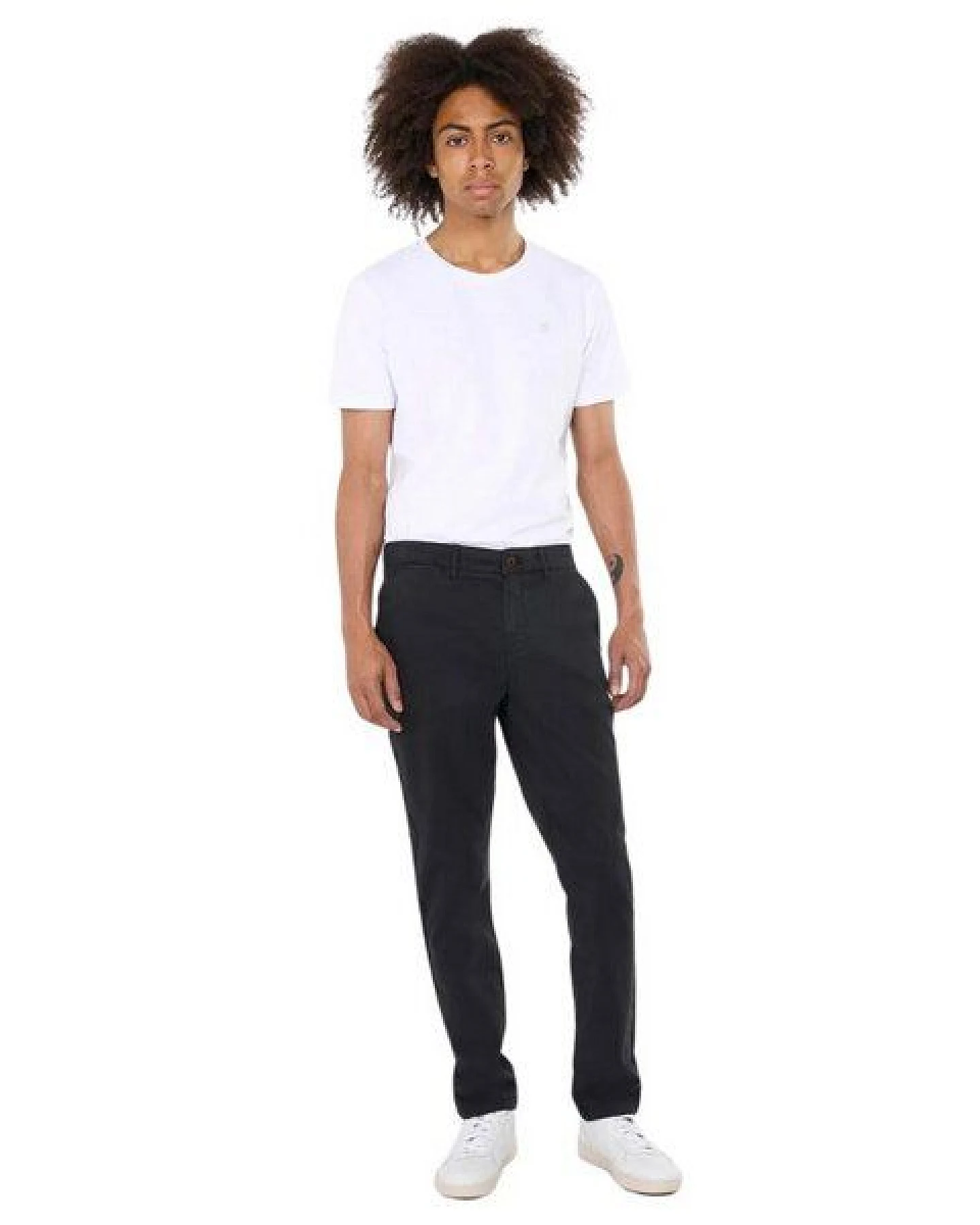 KnowledgeCotton Apparel Chinohose - LUCA Slim Fit chino pant - mit Bio-Baumwolle – Ansicht 2