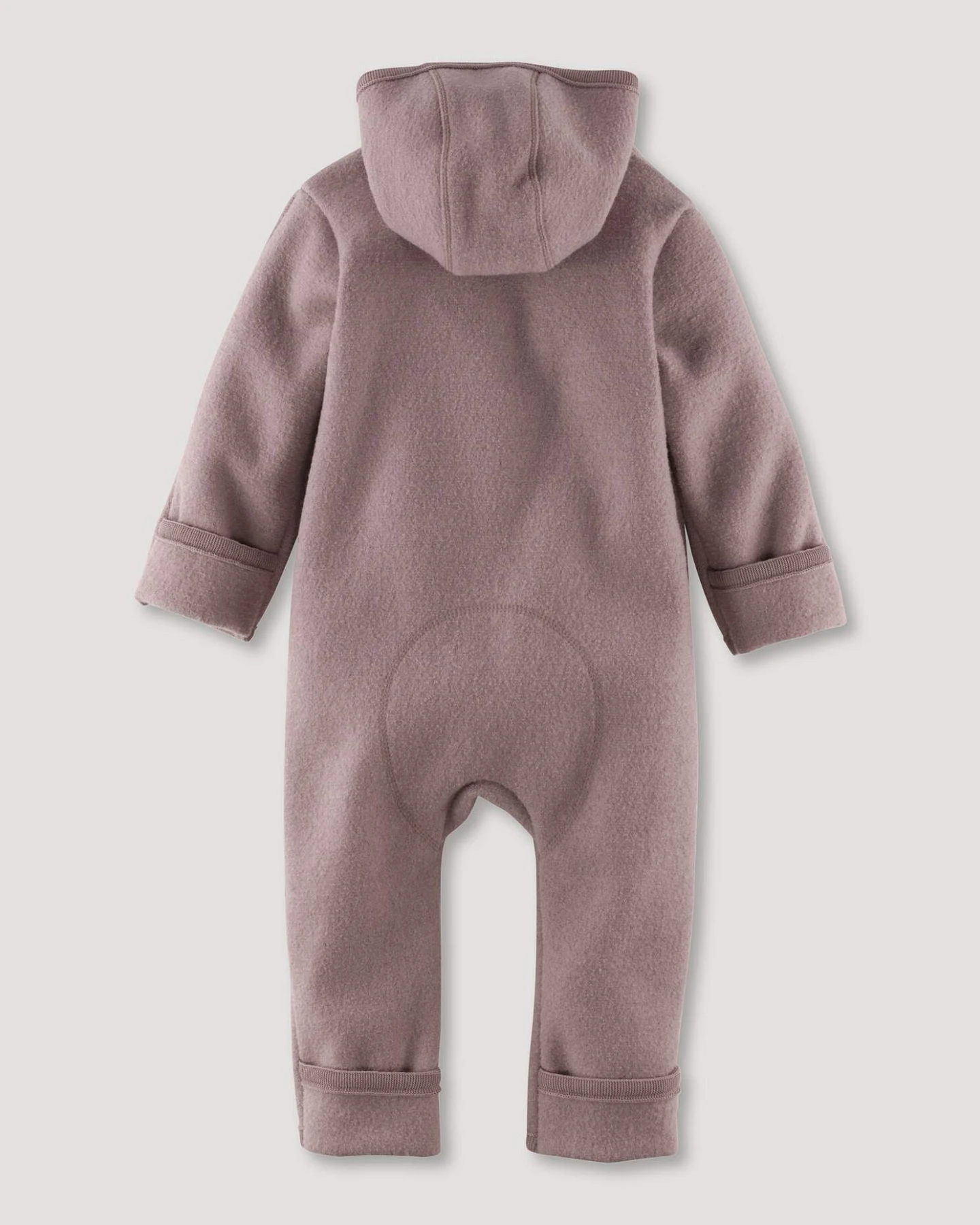 hessnatur Baby Wollwalk Overall aus Bio-Merinowolle - lila - Größe 86/92 – Ansicht 2