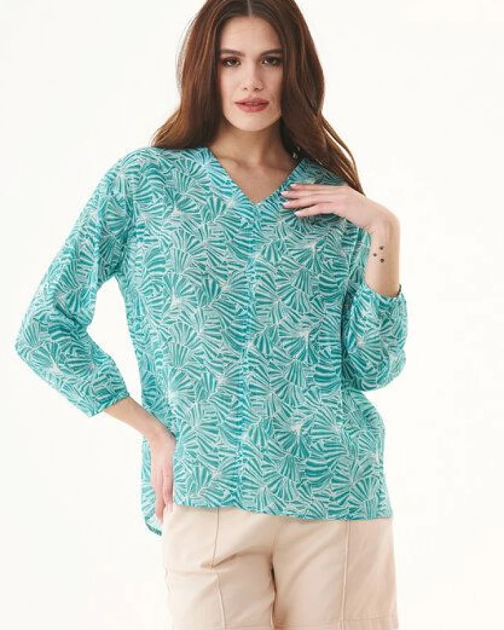 ORGANICATION Bluse aus Bio-Baumwolle