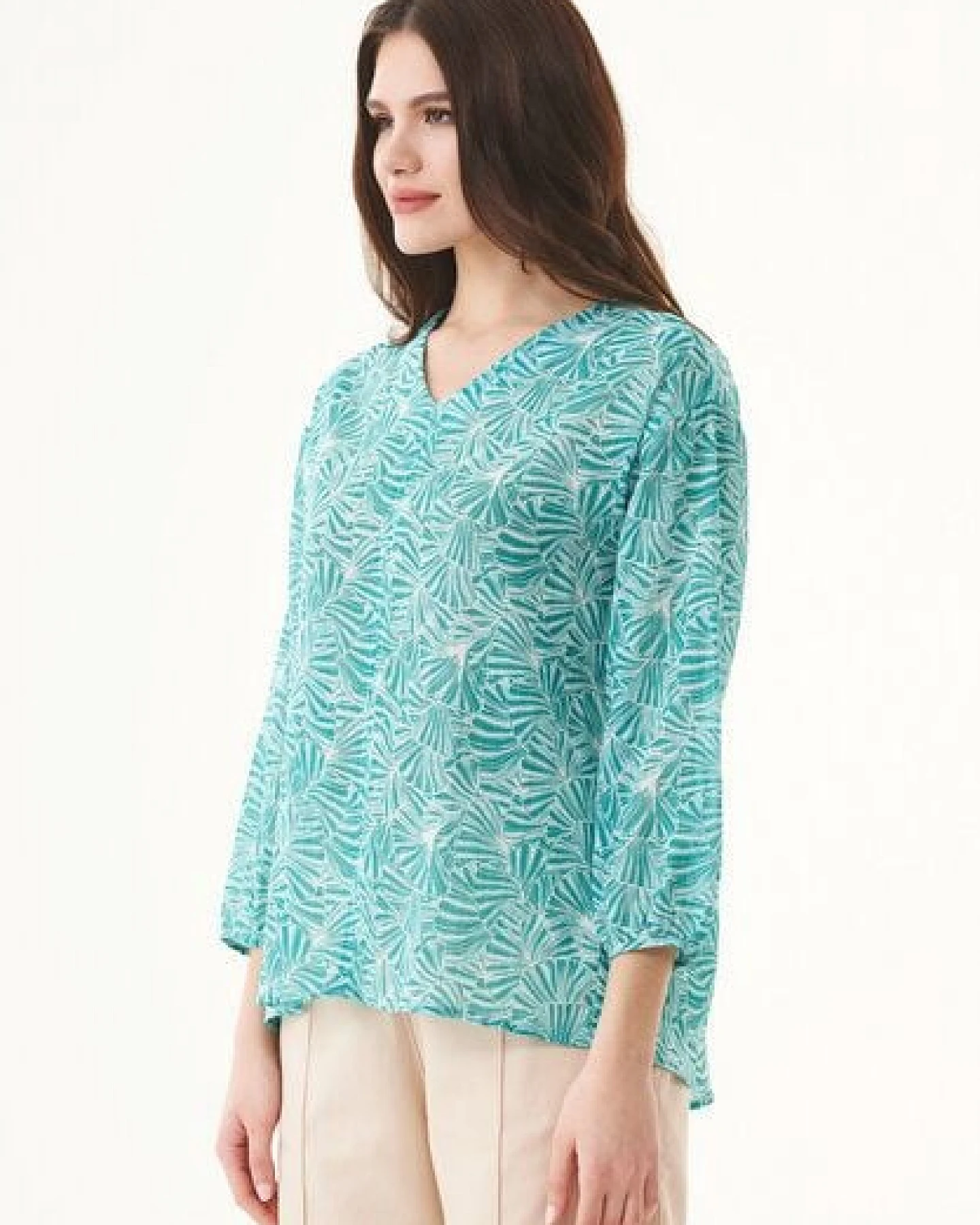 ORGANICATION Bluse aus Bio-Baumwolle – Ansicht 3