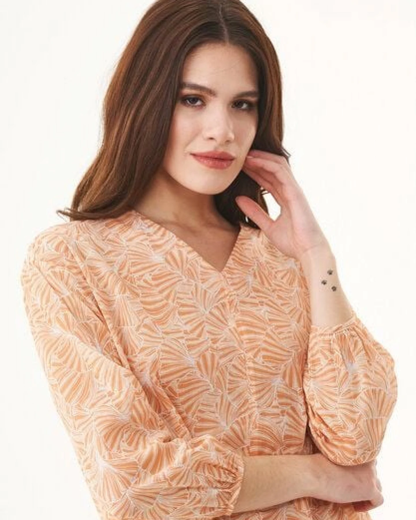 ORGANICATION Bluse aus Bio-Baumwolle – Ansicht 3