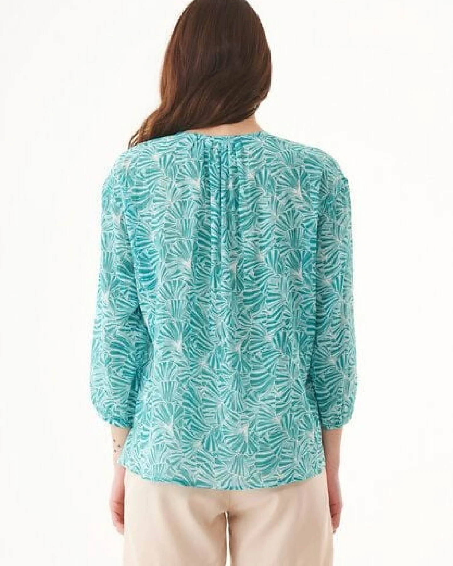 ORGANICATION Bluse aus Bio-Baumwolle – Ansicht 4
