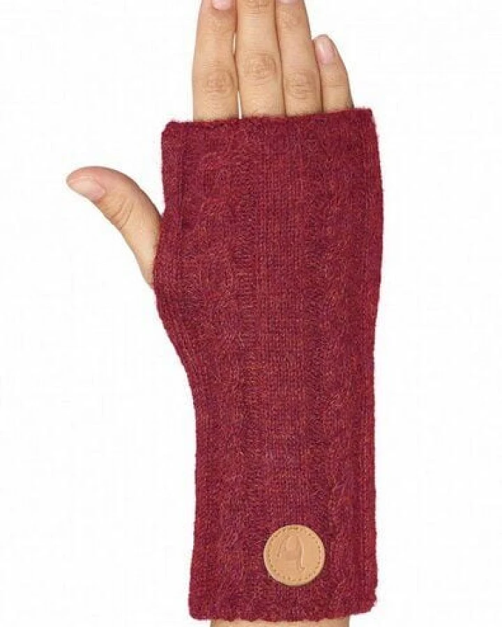 Apu Kuntur Alpaka Pulswärmer SUAVE wendbar aus 100% Baby Alpaka