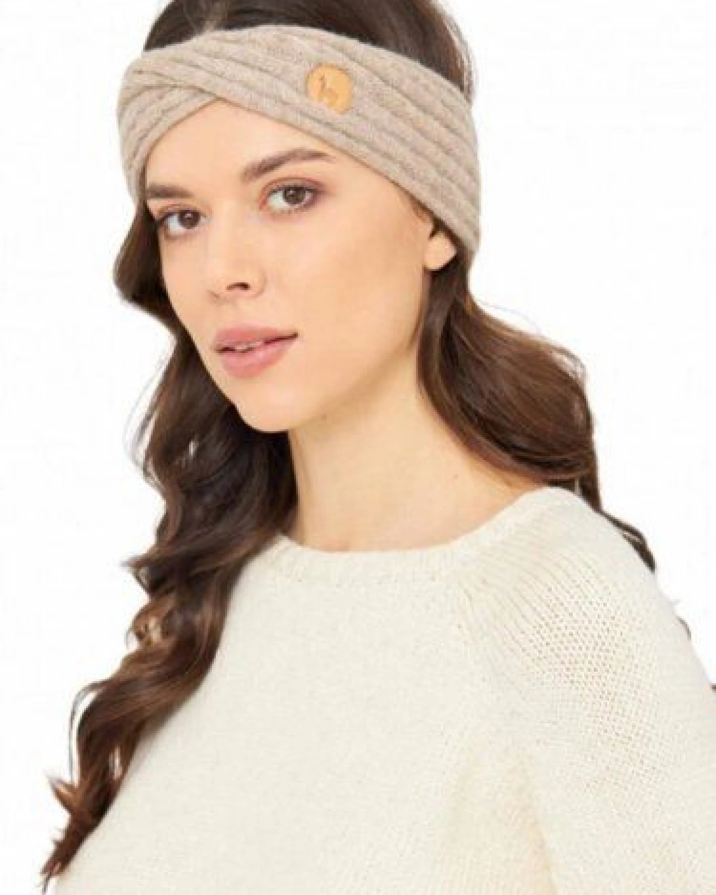 Apu Kuntur Alpaka Stirnband SUAVE Twist aus 100% Baby Alpaka – Ansicht 2