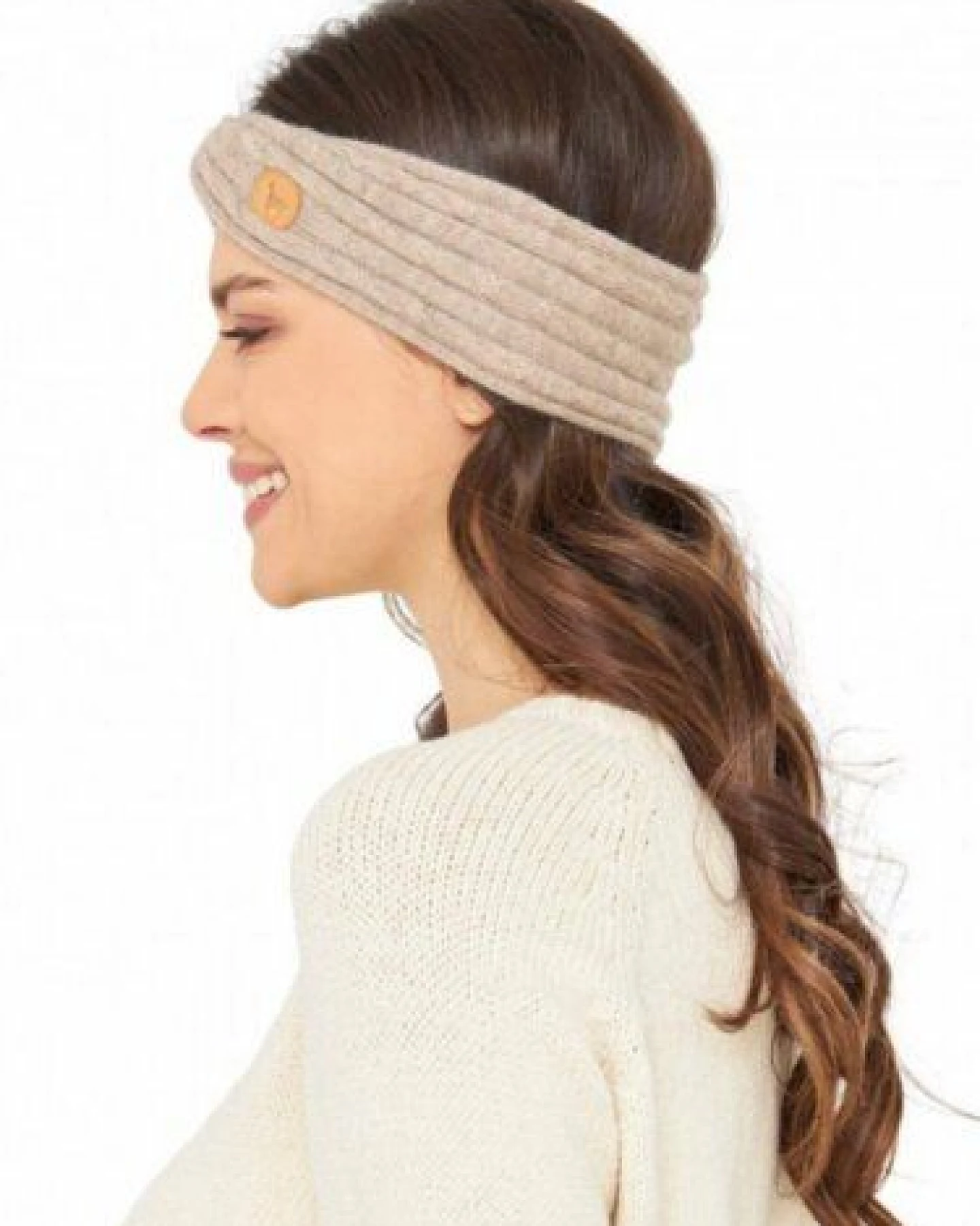 Apu Kuntur Alpaka Stirnband SUAVE Twist aus 100% Baby Alpaka – Ansicht 3