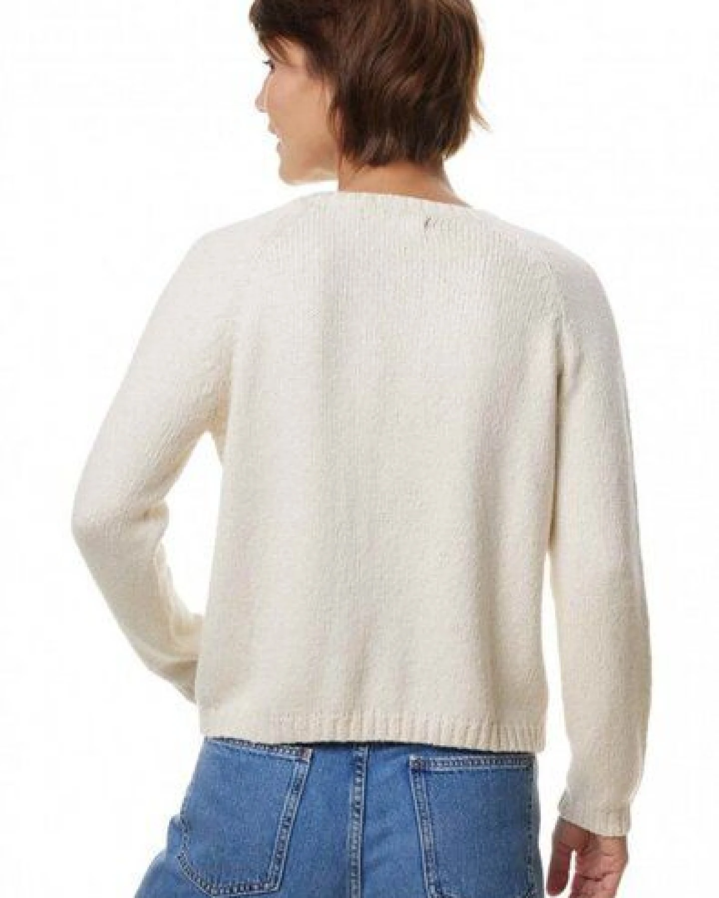 Apu Kuntur Alpaka Rundhals Pullover ELLA aus Baby Alpaka und Pima Baumwolle – Ansicht 3