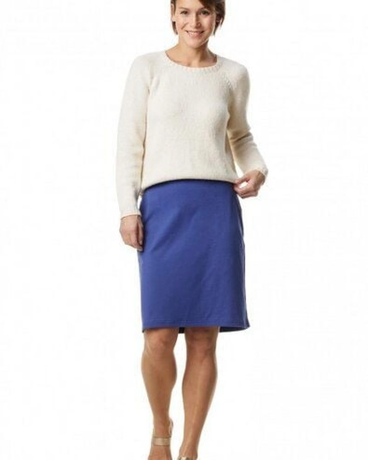 Apu Kuntur Alpaka Rundhals Pullover ELLA aus Baby Alpaka und Pima Baumwolle – Ansicht 4