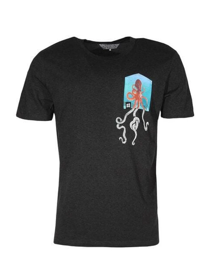 FÄDD Herren T-Shirt Rundhals aus Bio-Baumwolle "Octo BT" Grau