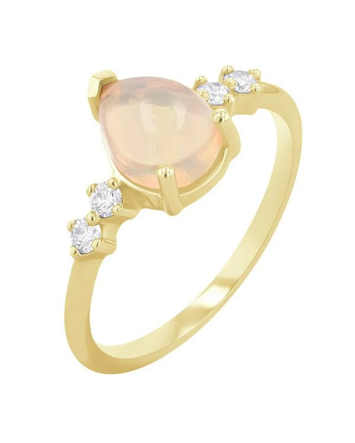 Eppi Opal-Ring mit Diamanten Ammara