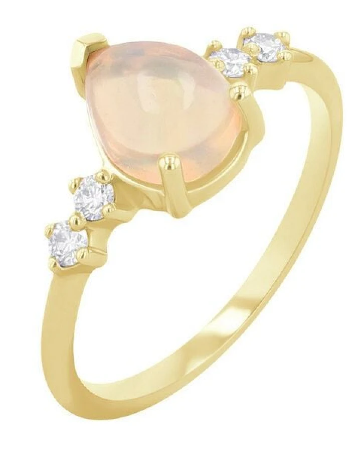 Eppi Opal-Ring mit Diamanten Ammara