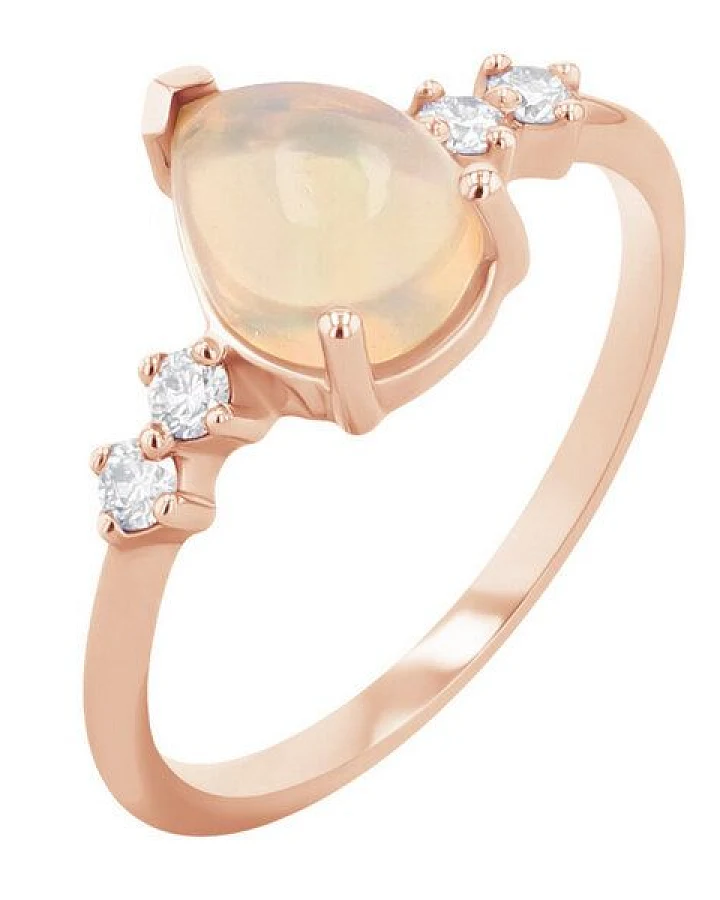 Eppi Opal-Ring mit Diamanten Ammara