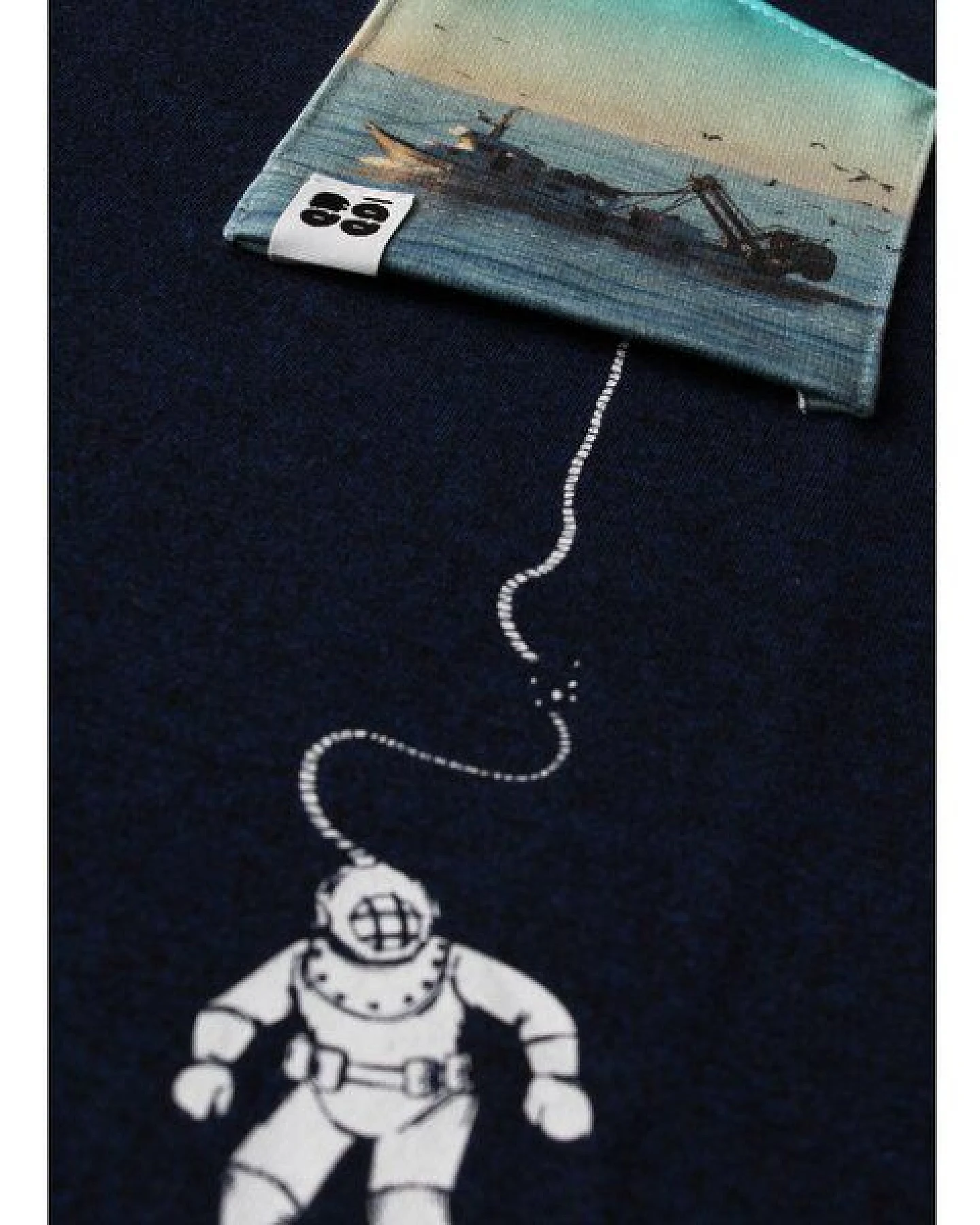 FÄDD Herren T-Shirt Rundhals aus Bio-Baumwolle "Atemlos BT" Blau – Ansicht 2