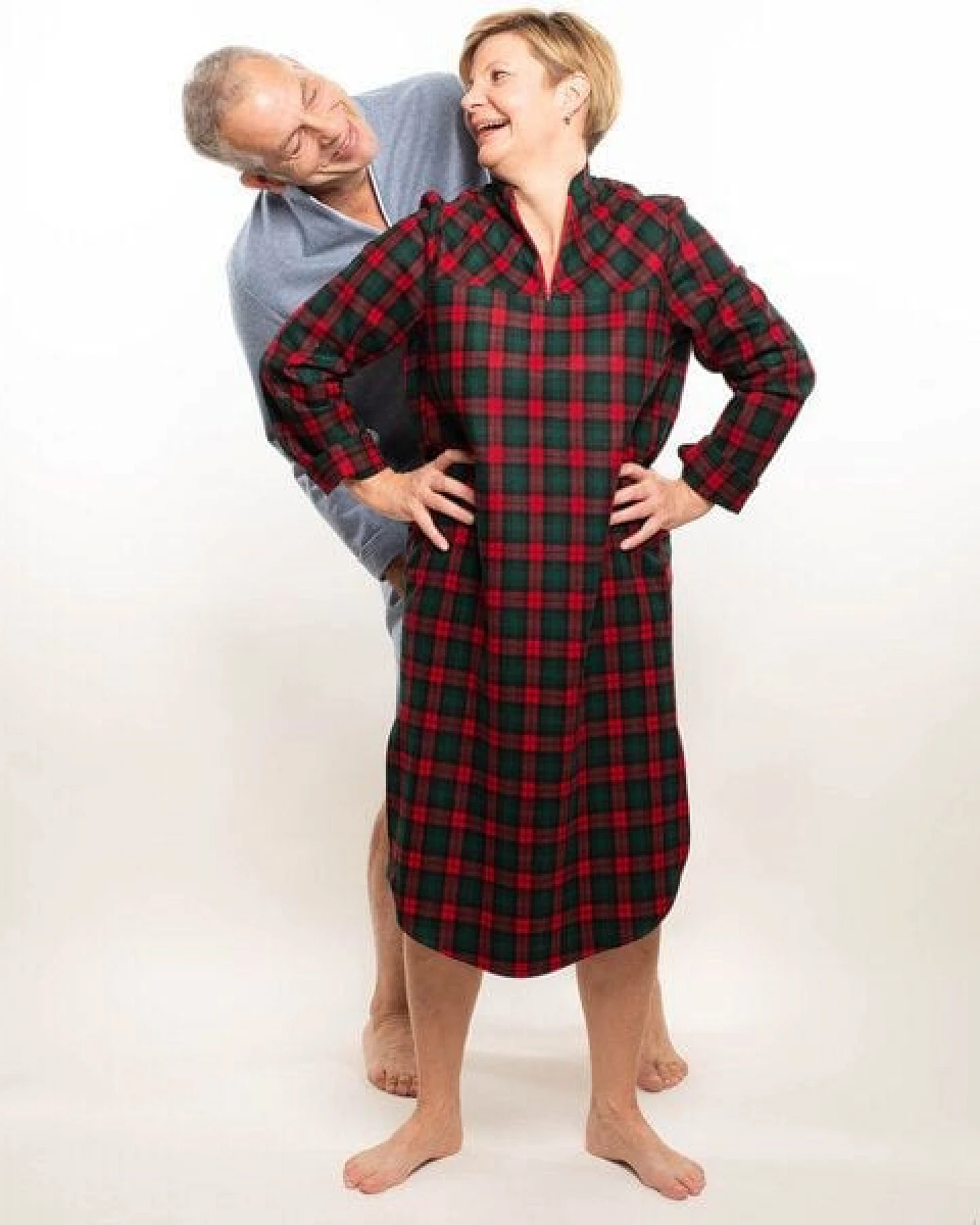 nahtur-design Nachhaltiges Flanell-Nachthemd – Ansicht 2