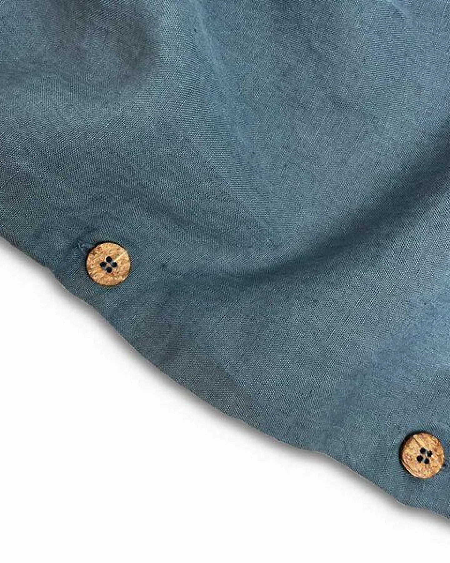 nordery Bettdeckenbezug - 100% europäisches Leinen - Stonewashed – Ansicht 3