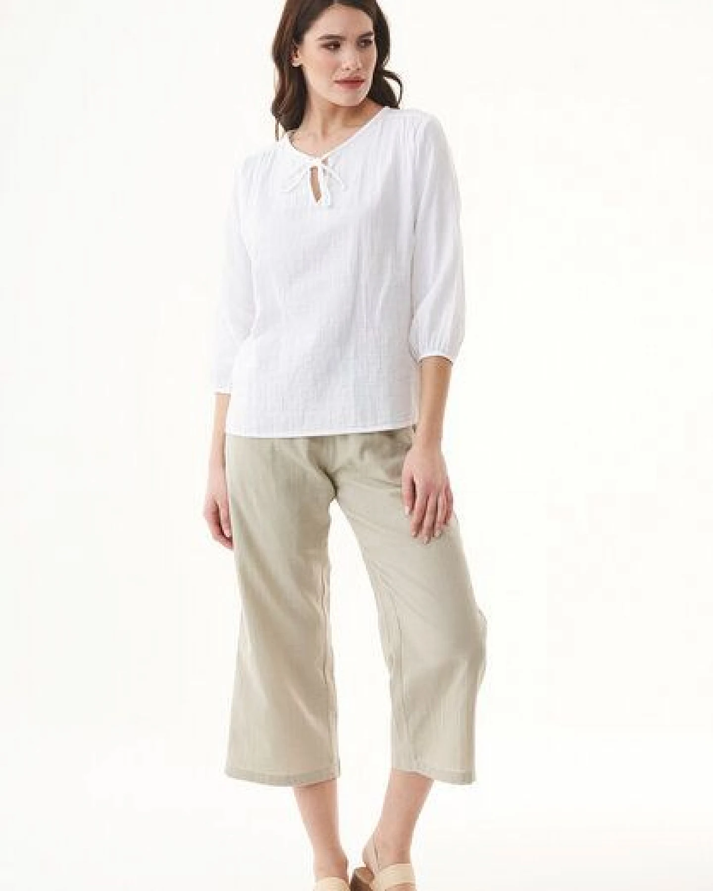ORGANICATION Bluse aus Bio-Baumwolle – Ansicht 2
