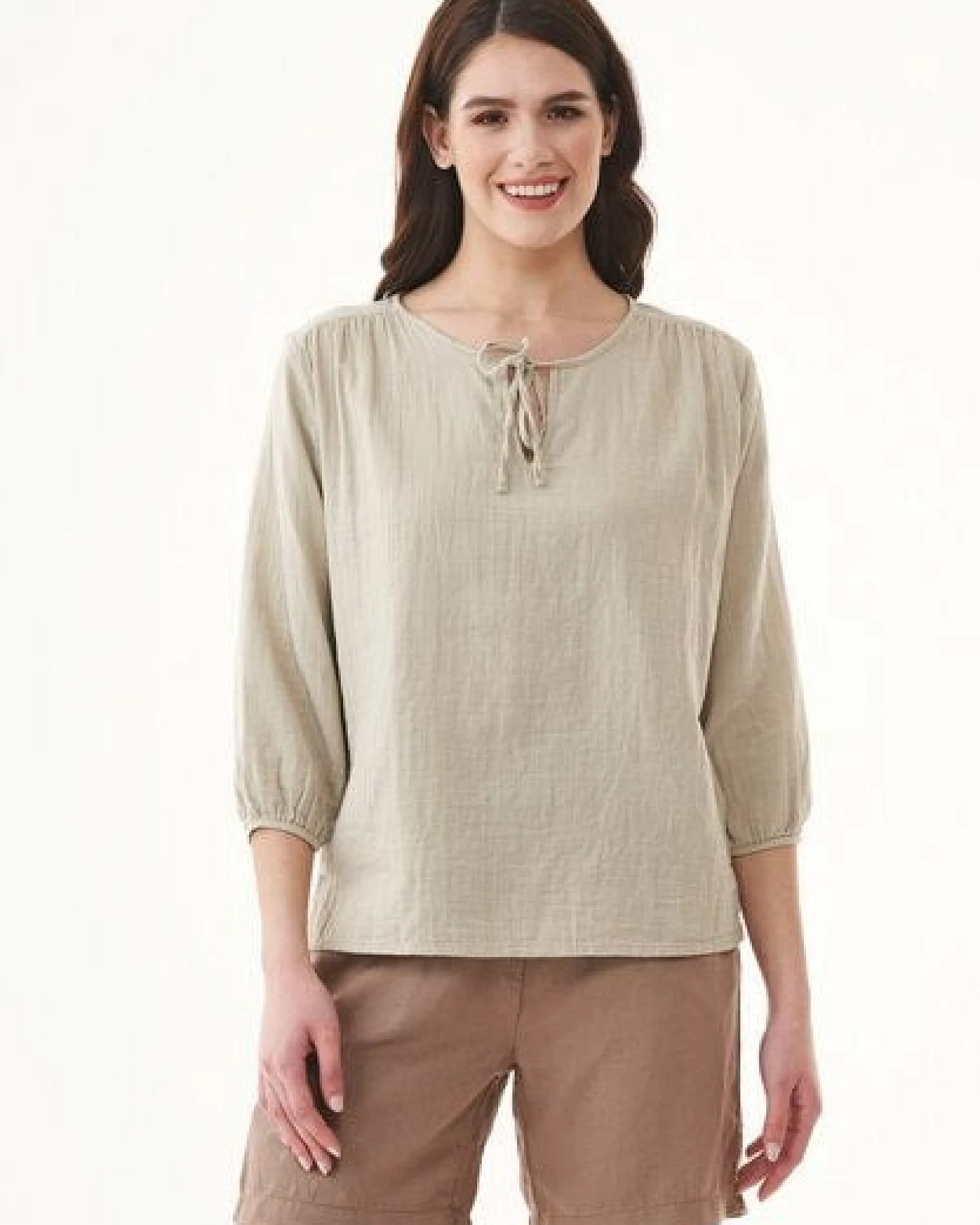 ORGANICATION Bluse aus Bio-Baumwolle – Ansicht 4