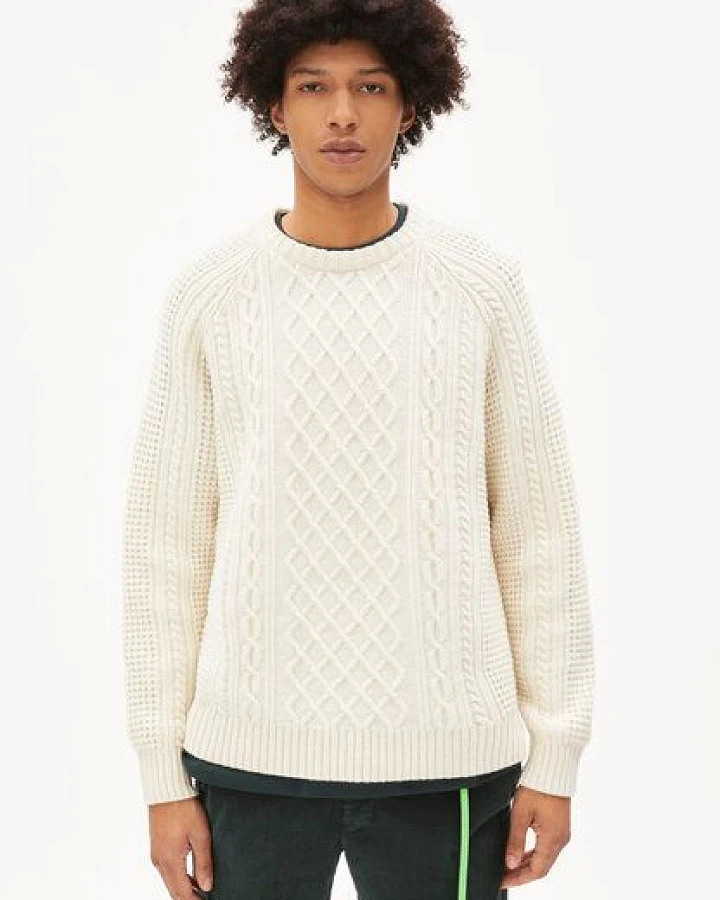 ARMEDANGELS FLETNAA - Herren Pullover Relaxed Fit aus Bio-Woll-Mix (recycled)