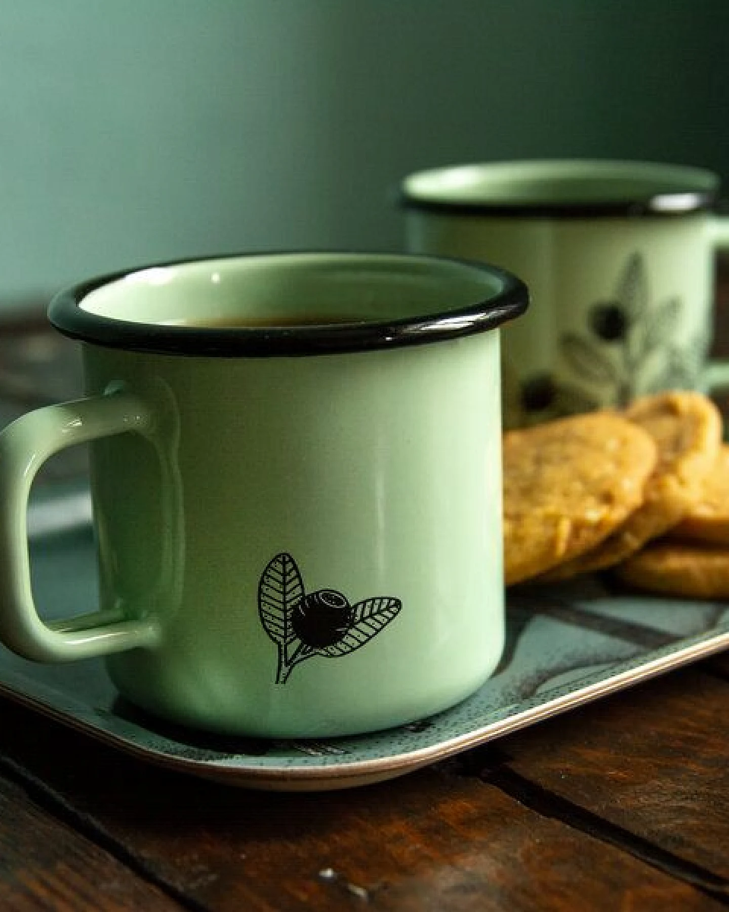 Cmig Emaille Tasse Blaubeeren – Ansicht 2