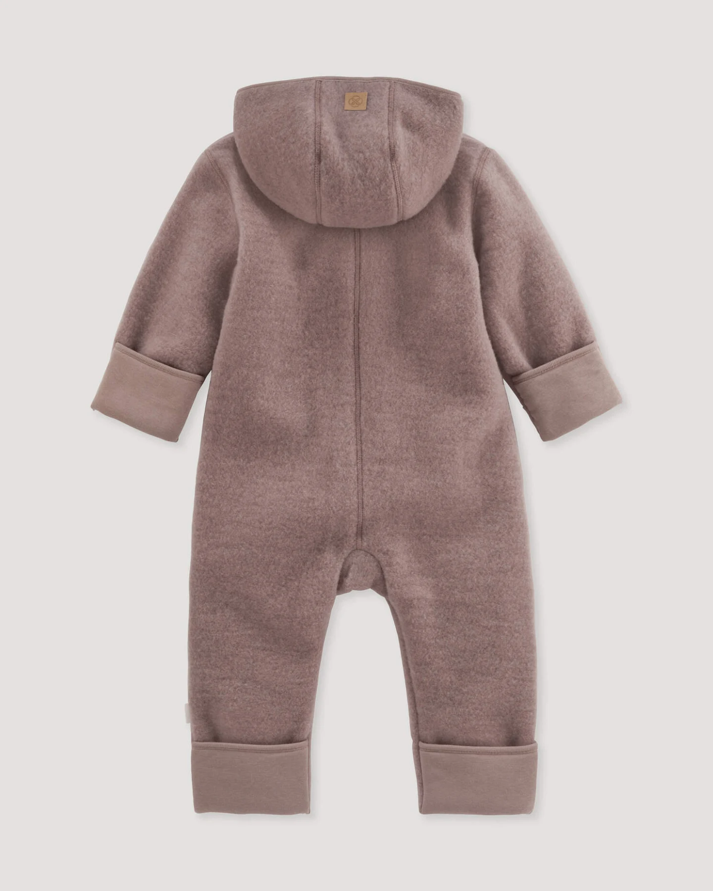 hessnatur Baby Wollfleece Overall aus Bio-Merinowolle - lila - Größe 98 – Ansicht 2