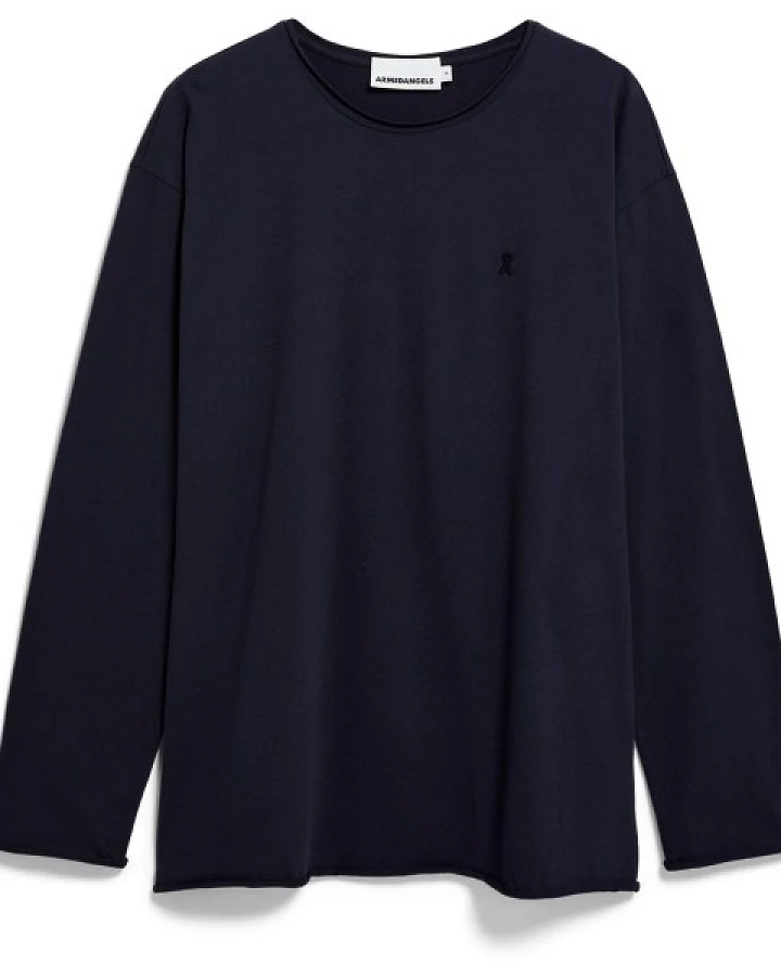 ARMEDANGELS - Jaames Longsleeve Brushed - Longsleeve Gr S blau